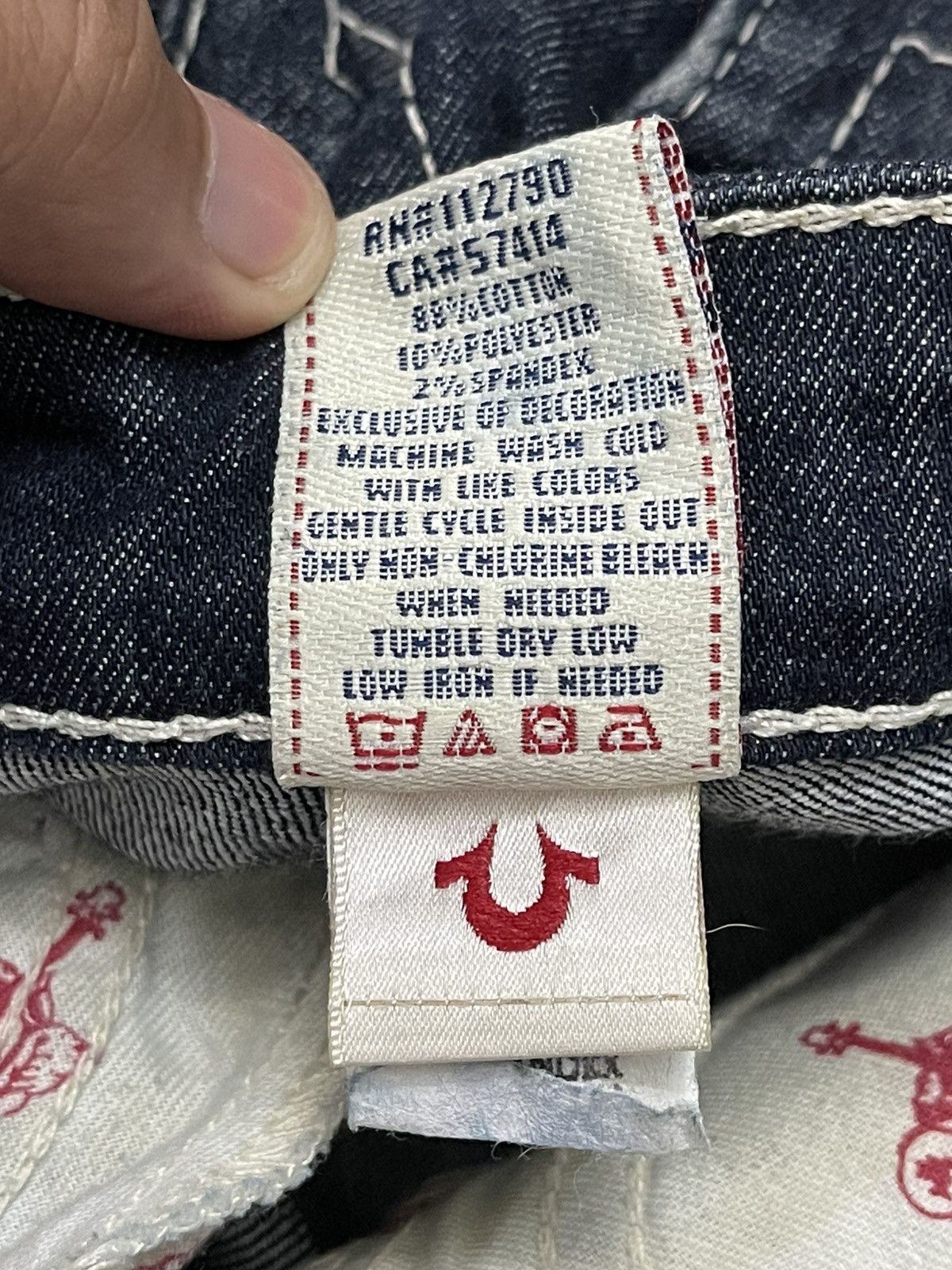 True Religion × Vintage Rare Distressed True Religion Flared Jeans Size 28" / US 6 / IT 42 - 10 Thumbnail