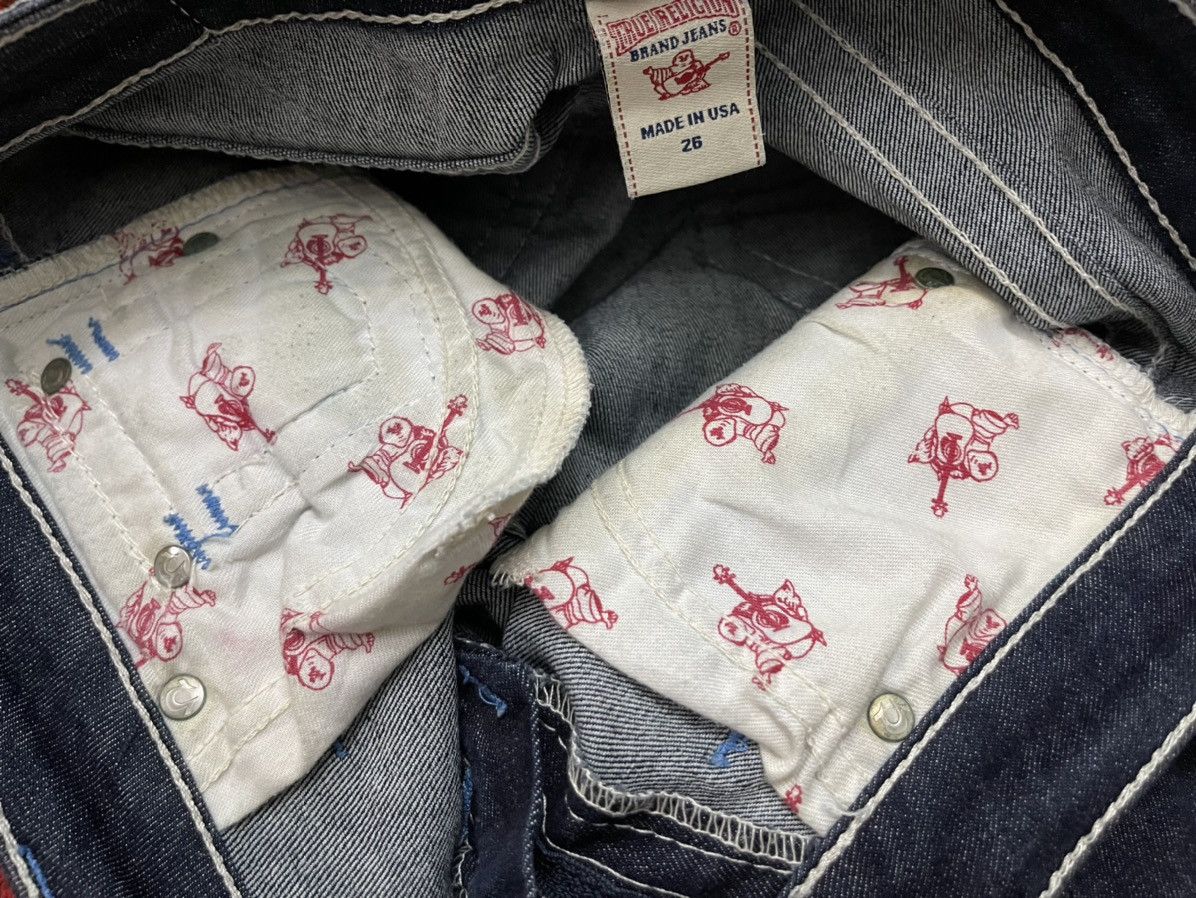 True Religion × Vintage Rare Distressed True Religion Flared Jeans Size 28" / US 6 / IT 42 - 8 Thumbnail
