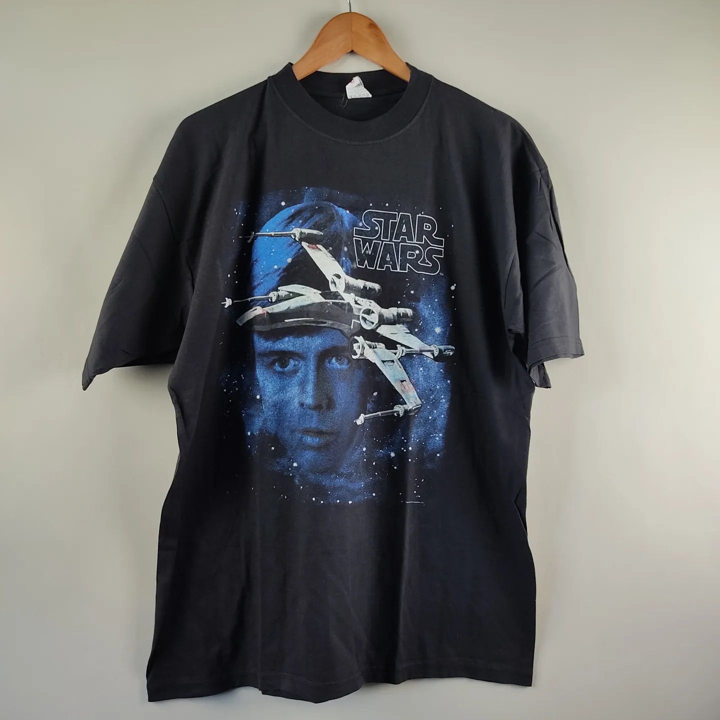 image of Movie x Star Wars 1995 Star Wars Return Of The Jedi in Black, Men's (Size XL)