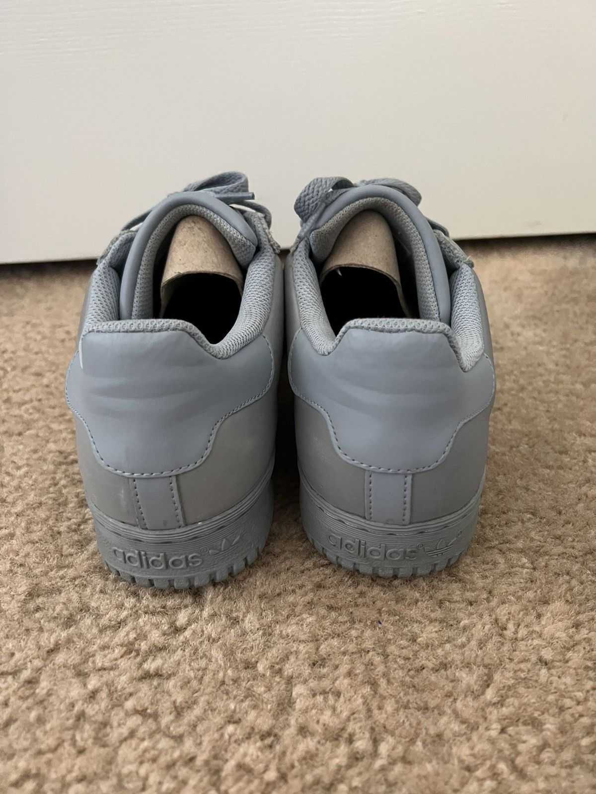 Adidas × Kanye West Yeezy Powerphase Calabasas Grey 2017 Size US 9.5 / EU 42-43 - 4 Thumbnail