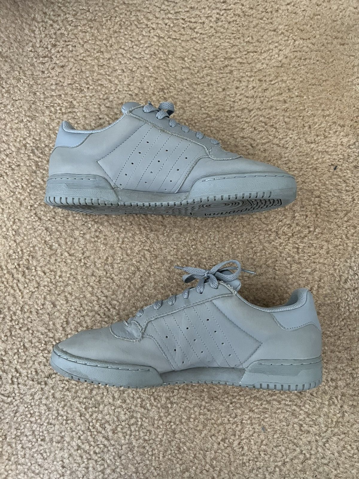 Adidas × Kanye West Yeezy Powerphase Calabasas Grey 2017 Size US 9.5 / EU 42-43 - 2 Thumbnail