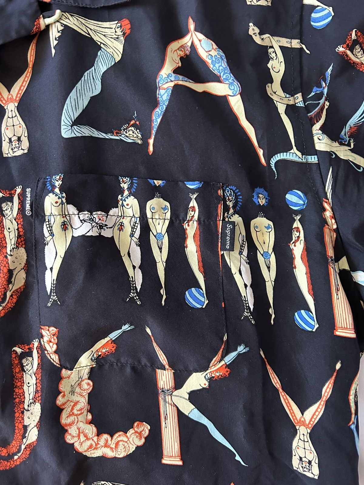Supreme Supreme alphabet silk shirt Size US L / EU 52-54 / 3 - 3 Thumbnail
