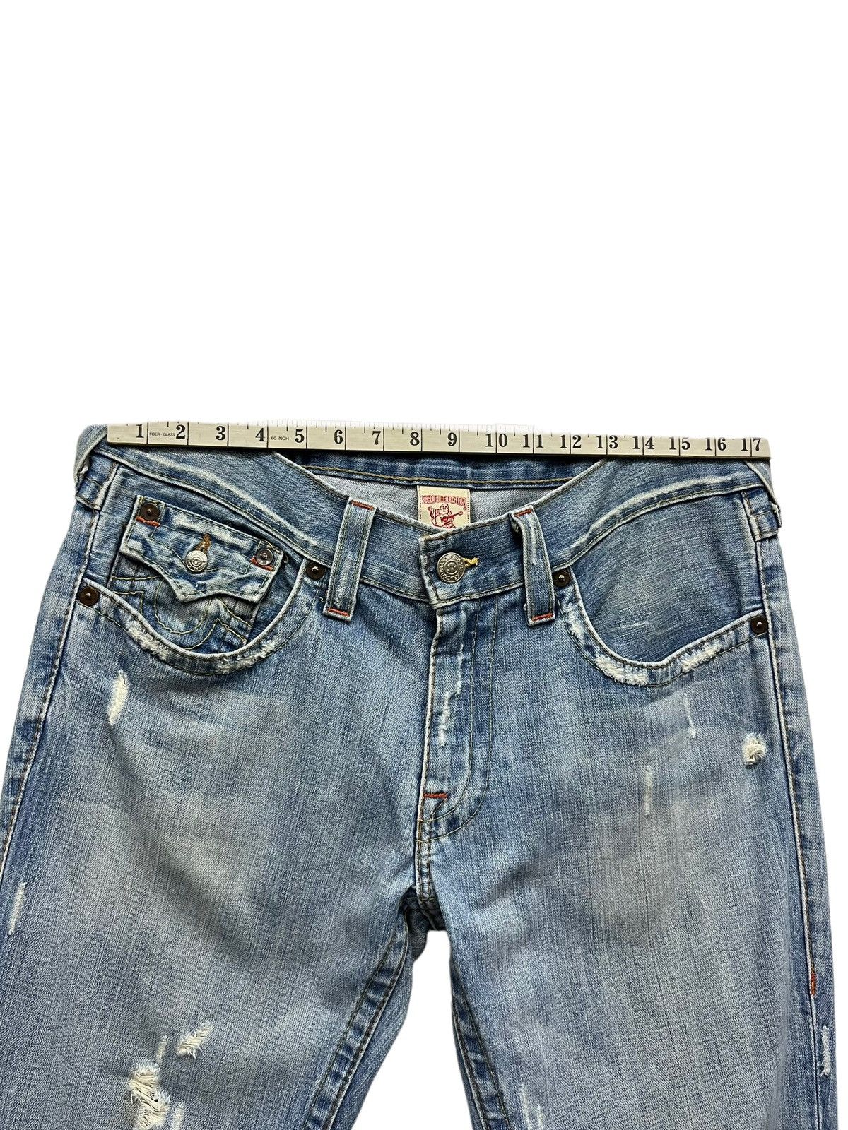 True Religion × Vintage 🔥WIDE LEG FLARE🔥Vtg TRUE RELIGION Billy Distressed Jeans Size US 34 / EU 50 - 18 Thumbnail