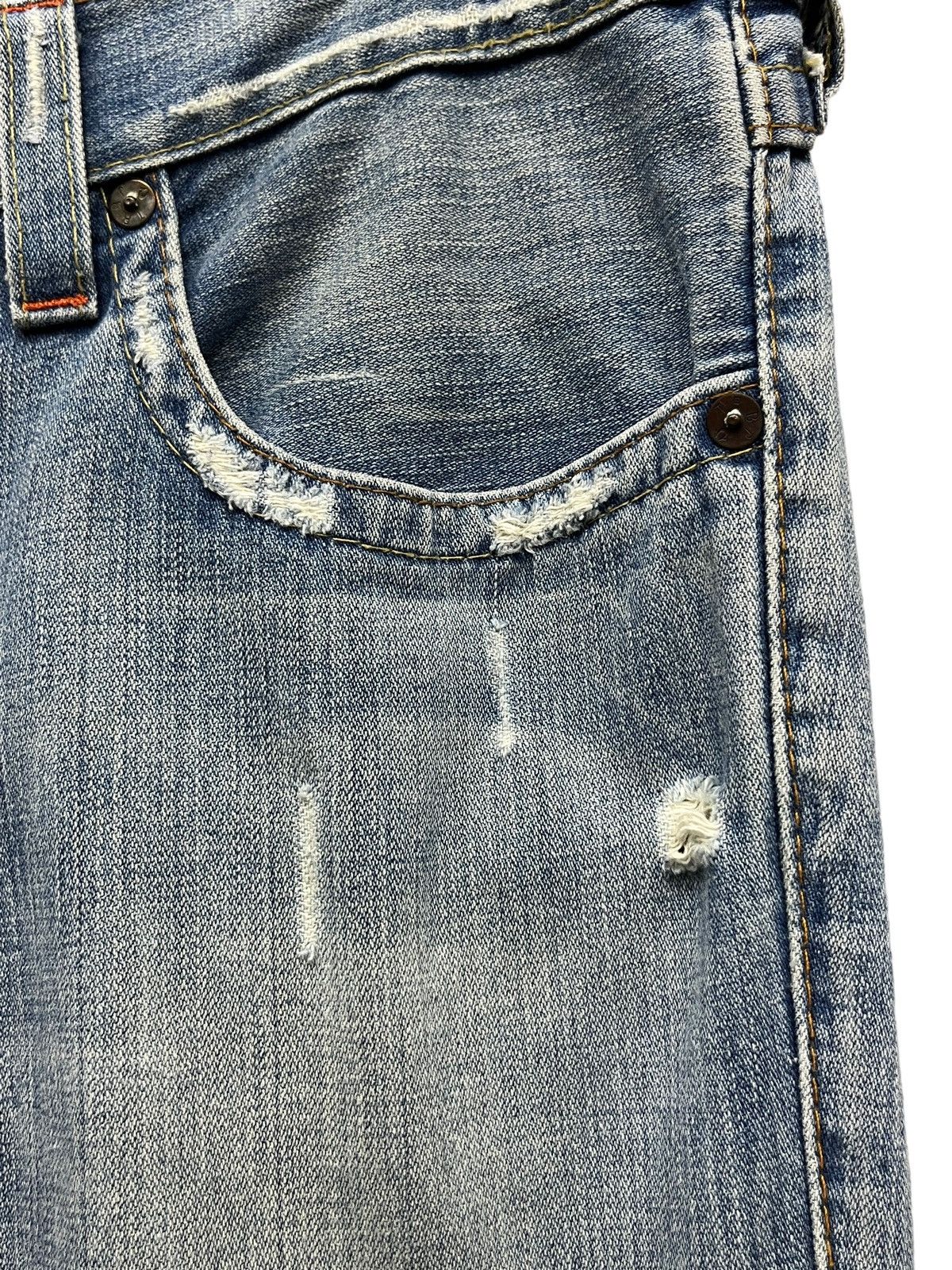 True Religion × Vintage 🔥WIDE LEG FLARE🔥Vtg TRUE RELIGION Billy Distressed Jeans Size US 34 / EU 50 - 5 Thumbnail