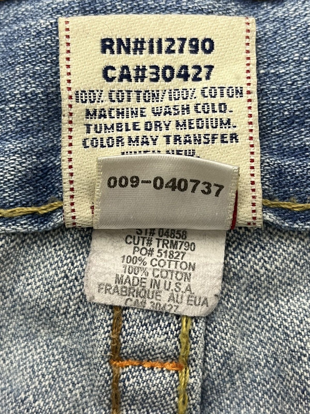 True Religion × Vintage 🔥WIDE LEG FLARE🔥Vtg TRUE RELIGION Billy Distressed Jeans Size US 34 / EU 50 - 17 Thumbnail