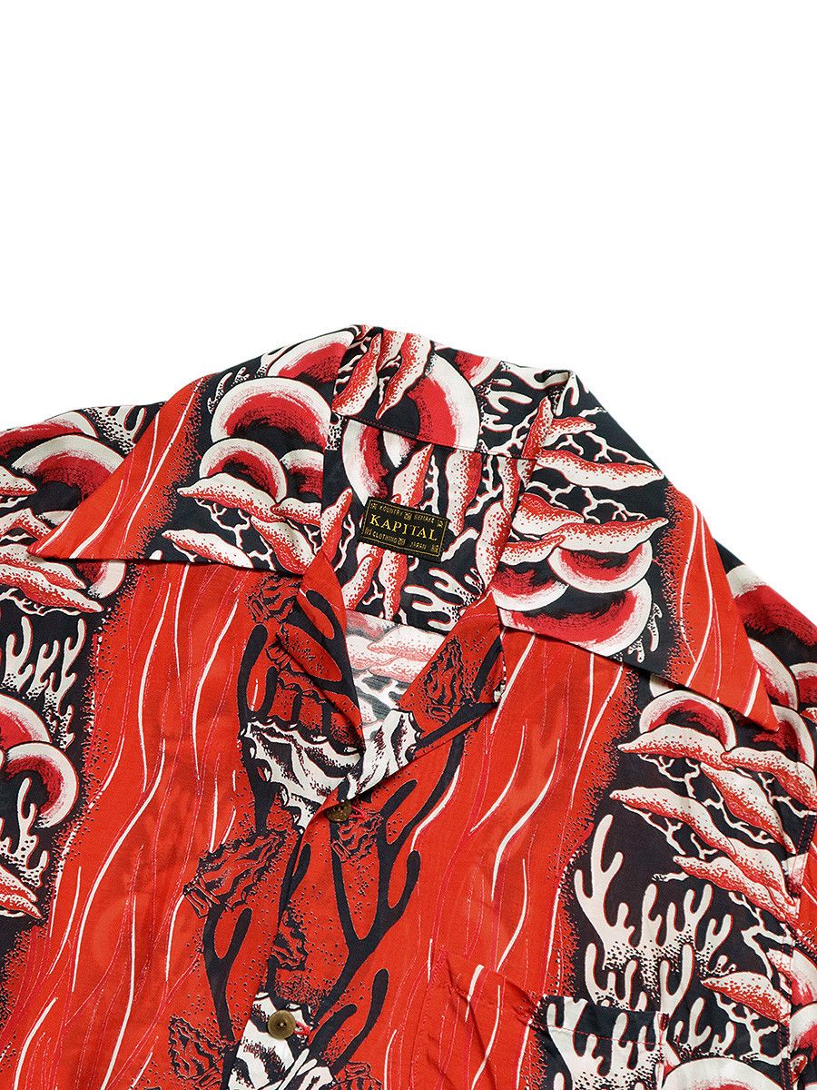 Kapital Kapital souffle & arrowhead langur collar aloha shirt Size US XL / EU 56 / 4 - 3 Thumbnail