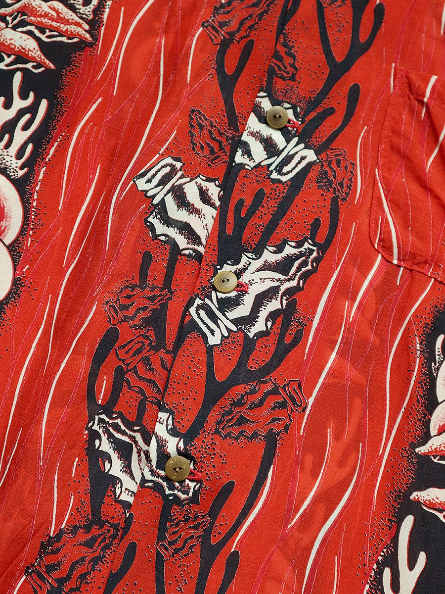 Kapital Kapital souffle & arrowhead langur collar aloha shirt Size US XL / EU 56 / 4 - 4 Thumbnail