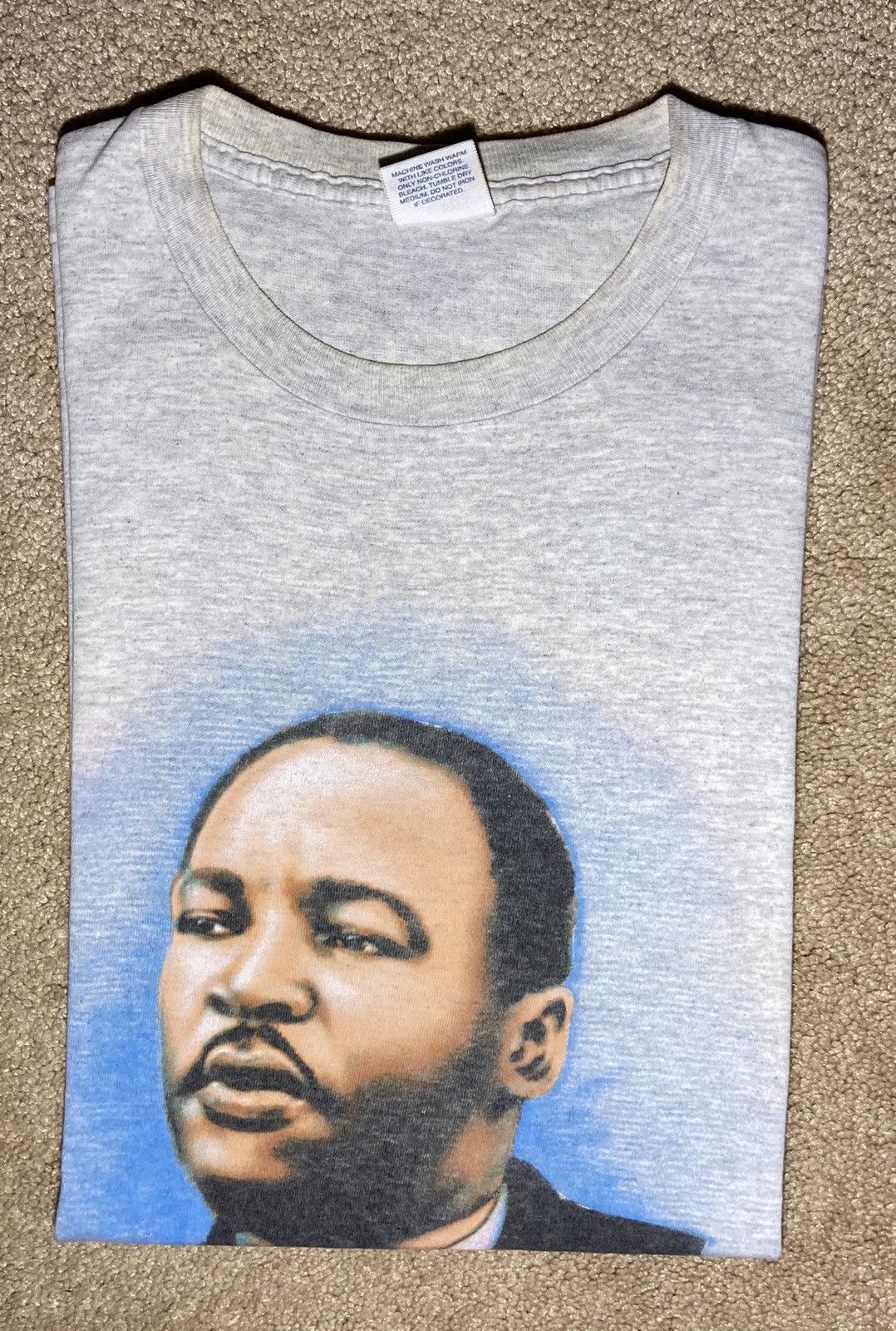 Supreme 2003 Supreme MLK Airbrush RIP Tee Gray Martin Luther King Size US M / EU 48-50 / 2 - 1 Thumbnail