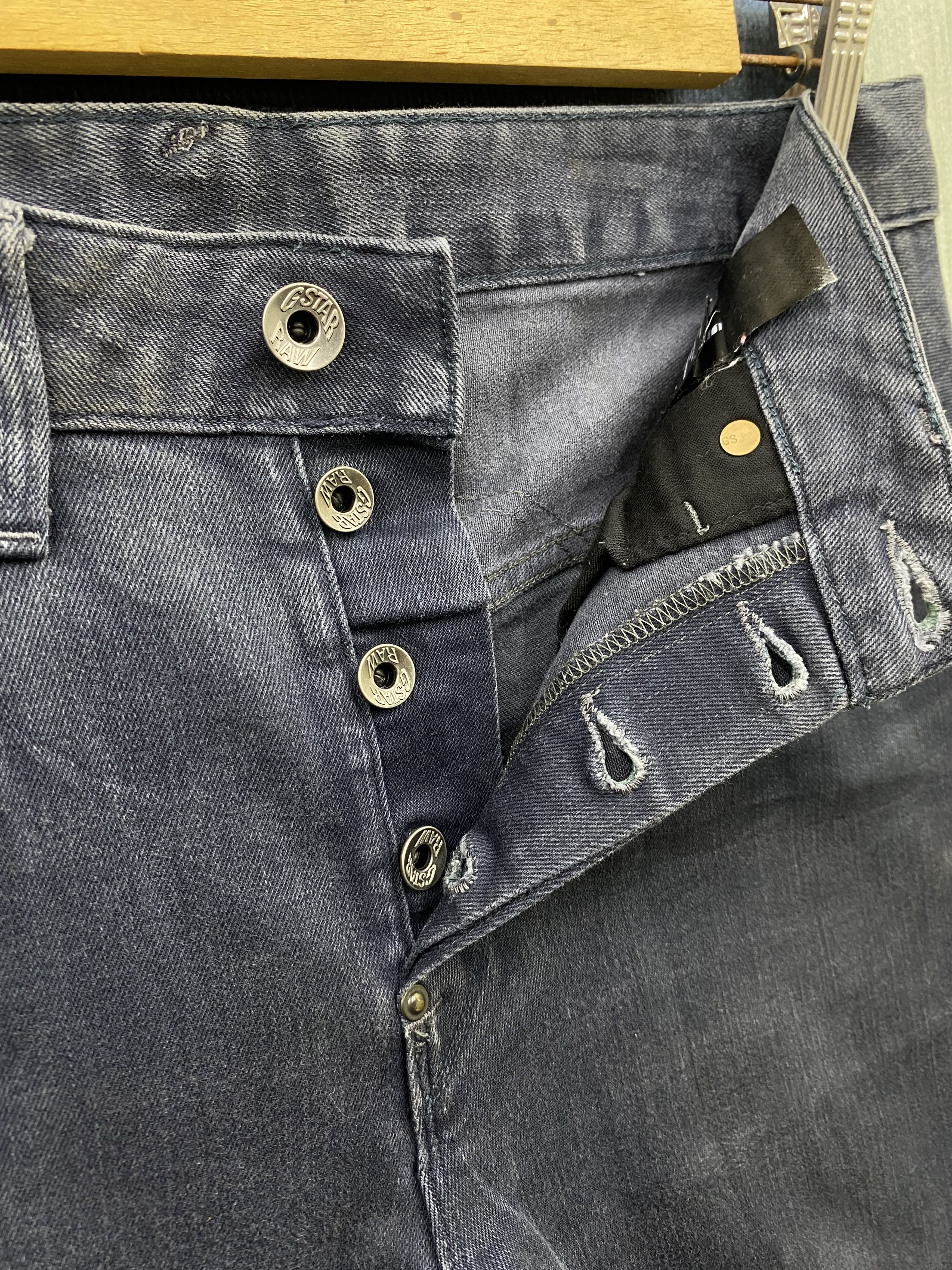 G-Star G Star Raw Denim A-Crotch Type Jean Size US 34 / EU 50 - 14 Thumbnail