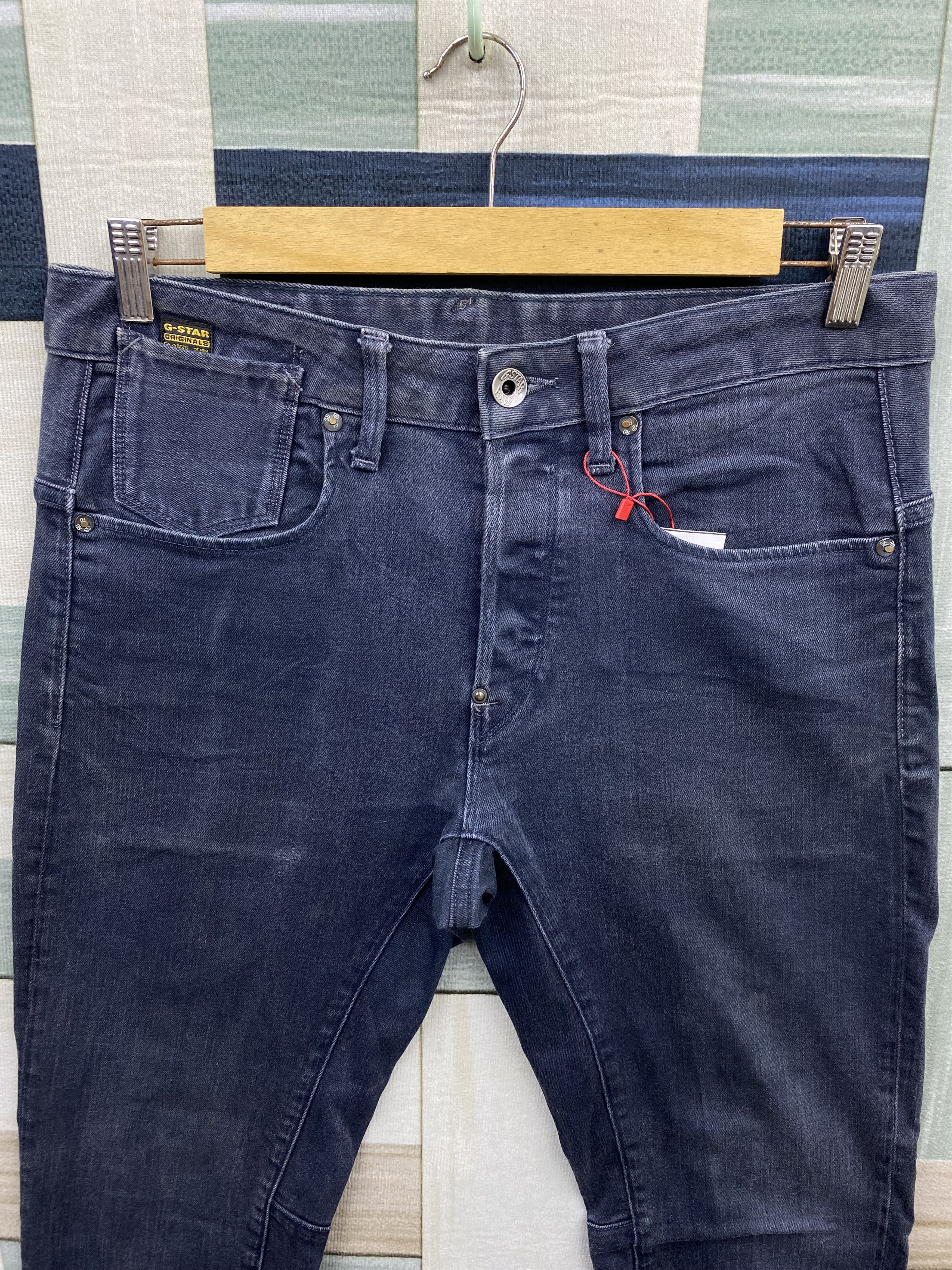 G-Star G Star Raw Denim A-Crotch Type Jean Size US 34 / EU 50 - 3 Thumbnail