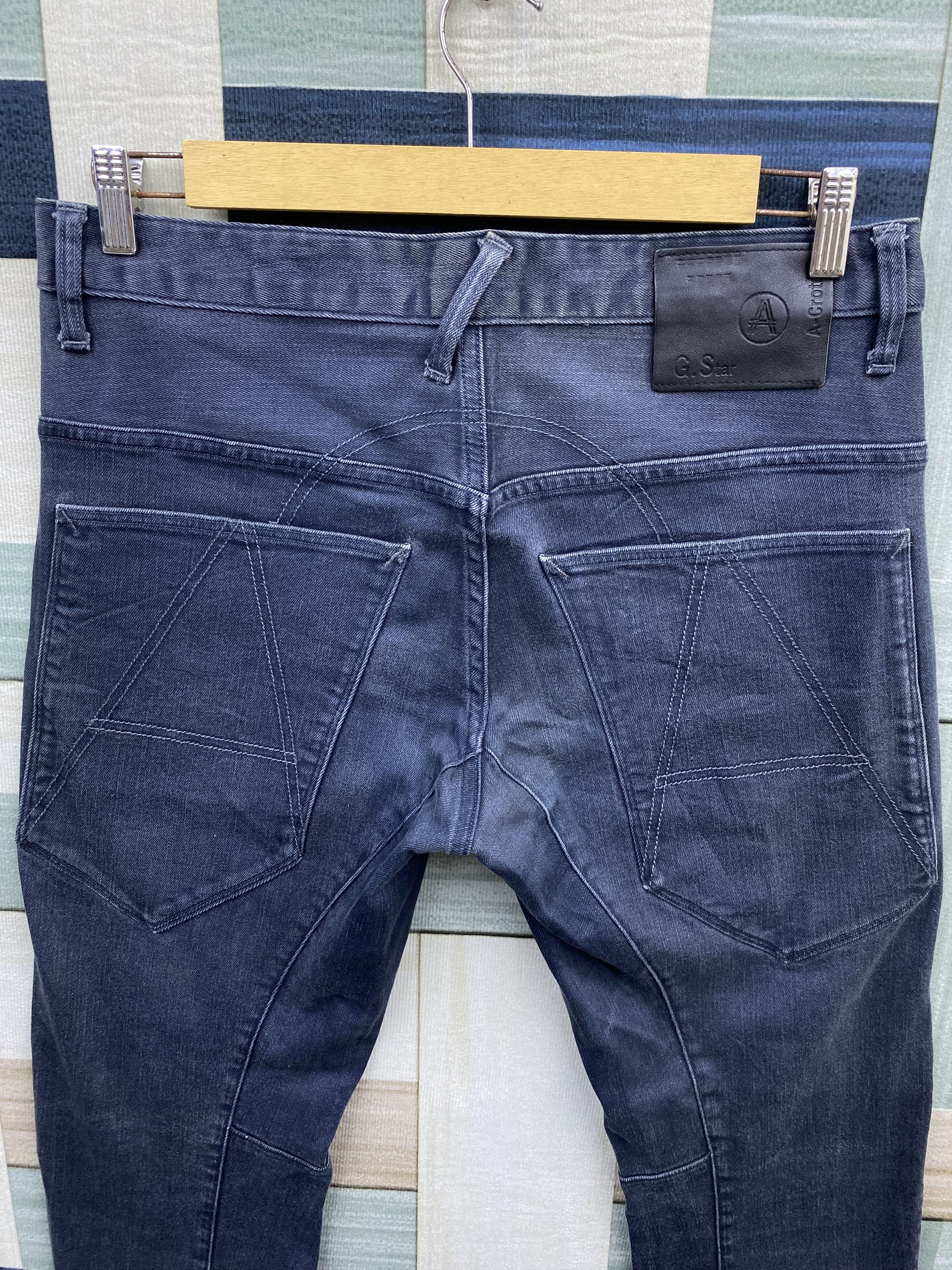 G-Star G Star Raw Denim A-Crotch Type Jean Size US 34 / EU 50 - 4 Thumbnail