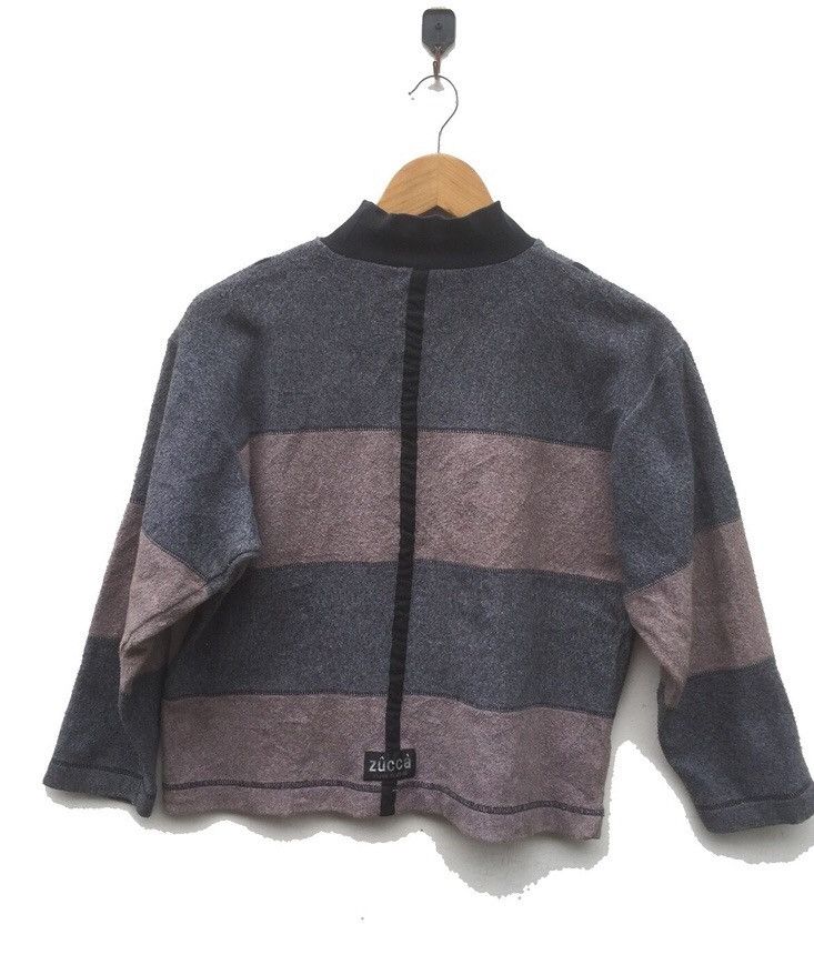CABANE de ZUCCa × Issey Miyake × Japanese Brand RARE VINTAGE PACTHWORK ZUCCA CREWNECK Size US XS / EU 42 / 0 - 3 Thumbnail