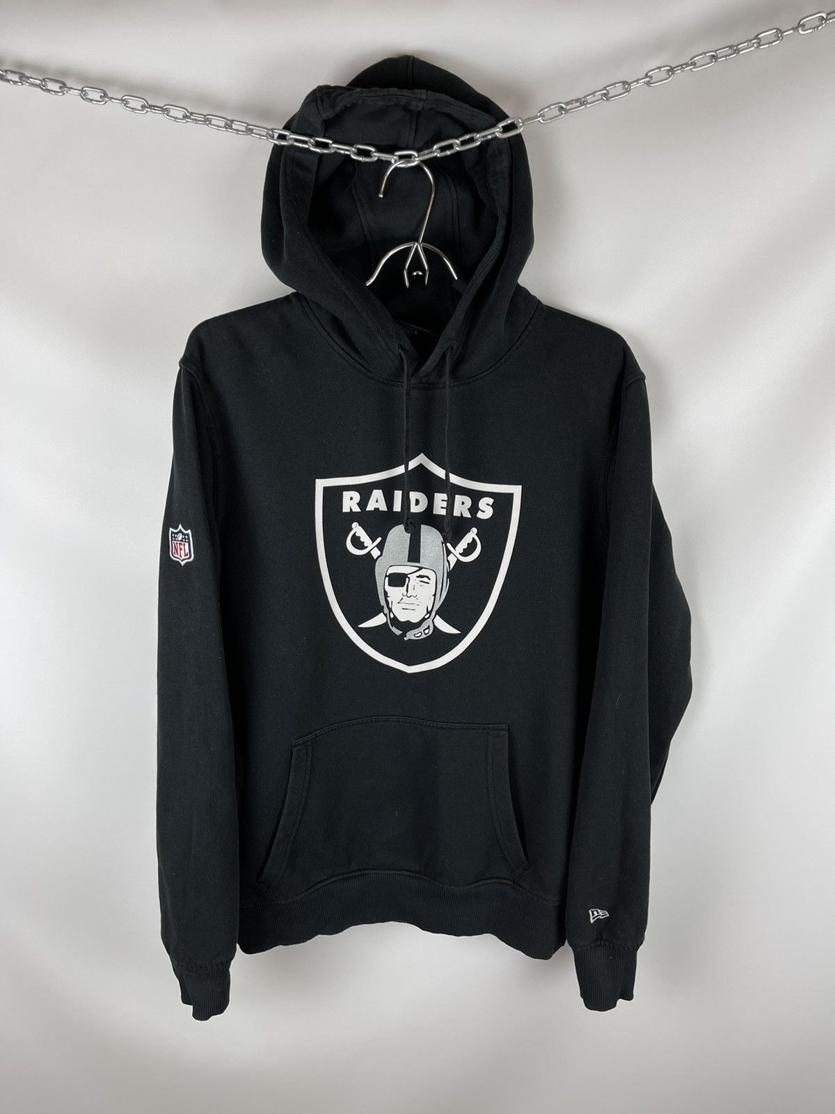 New Era Vintage New Era NFL Oakland Riders big logo hoodie Size US L / EU 52-54 / 3 - 2 Thumbnail