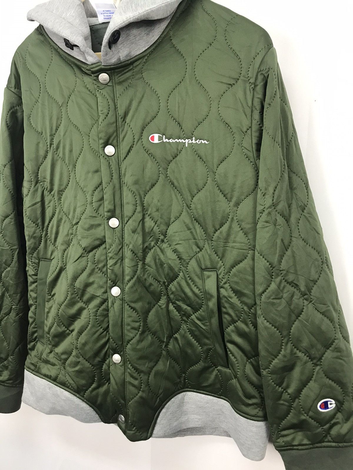 Champion Champion quilted snap button hoodie Size US S / EU 44-46 / 1 - 4 Thumbnail
