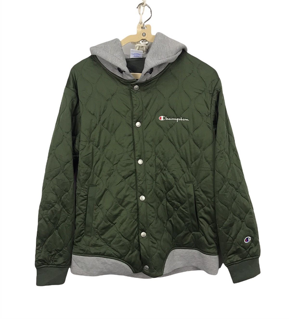 Champion Champion quilted snap button hoodie Size US S / EU 44-46 / 1 - 1 Thumbnail