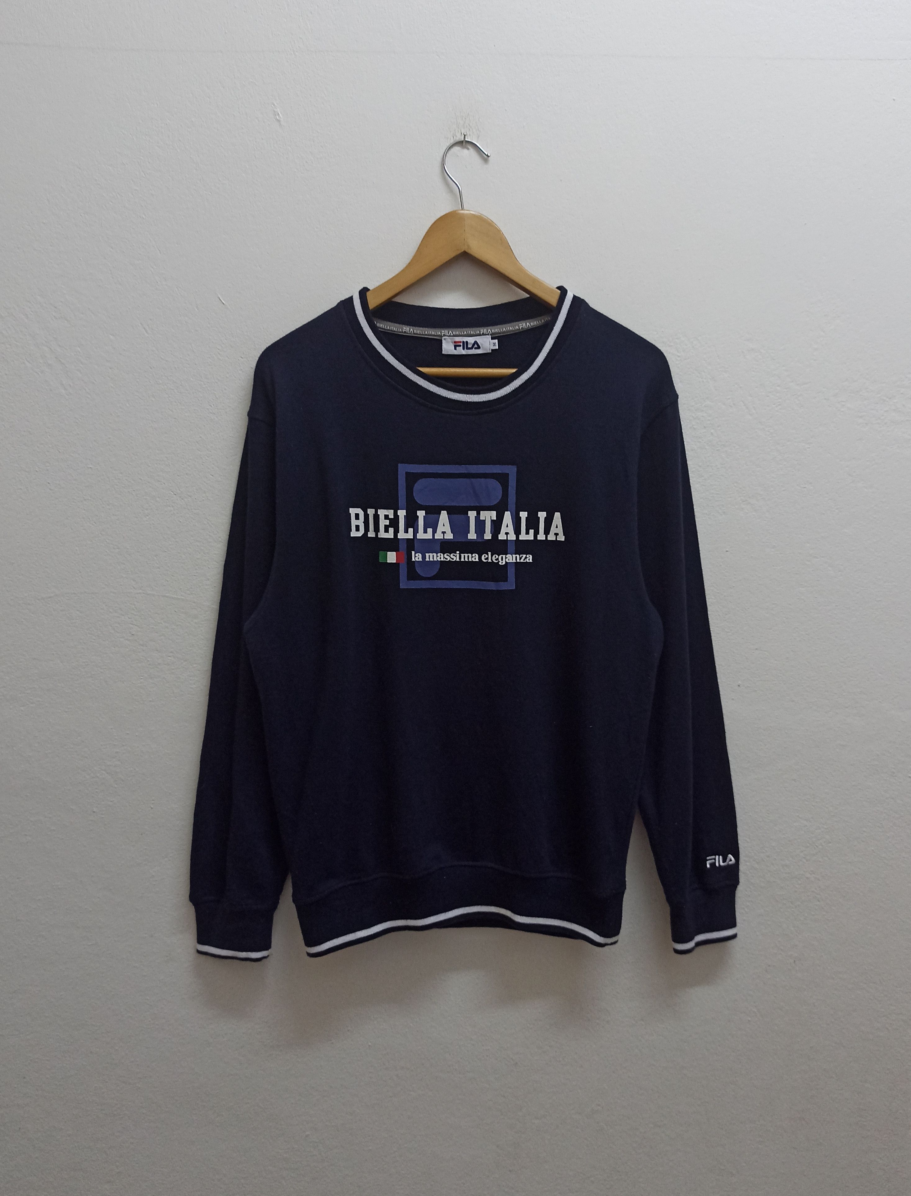 Fila FILA BIELLA ITALIA SWEATSHIRTS BIG LOGO (c36) Size US M / EU 48-50 / 2 - 1 Thumbnail