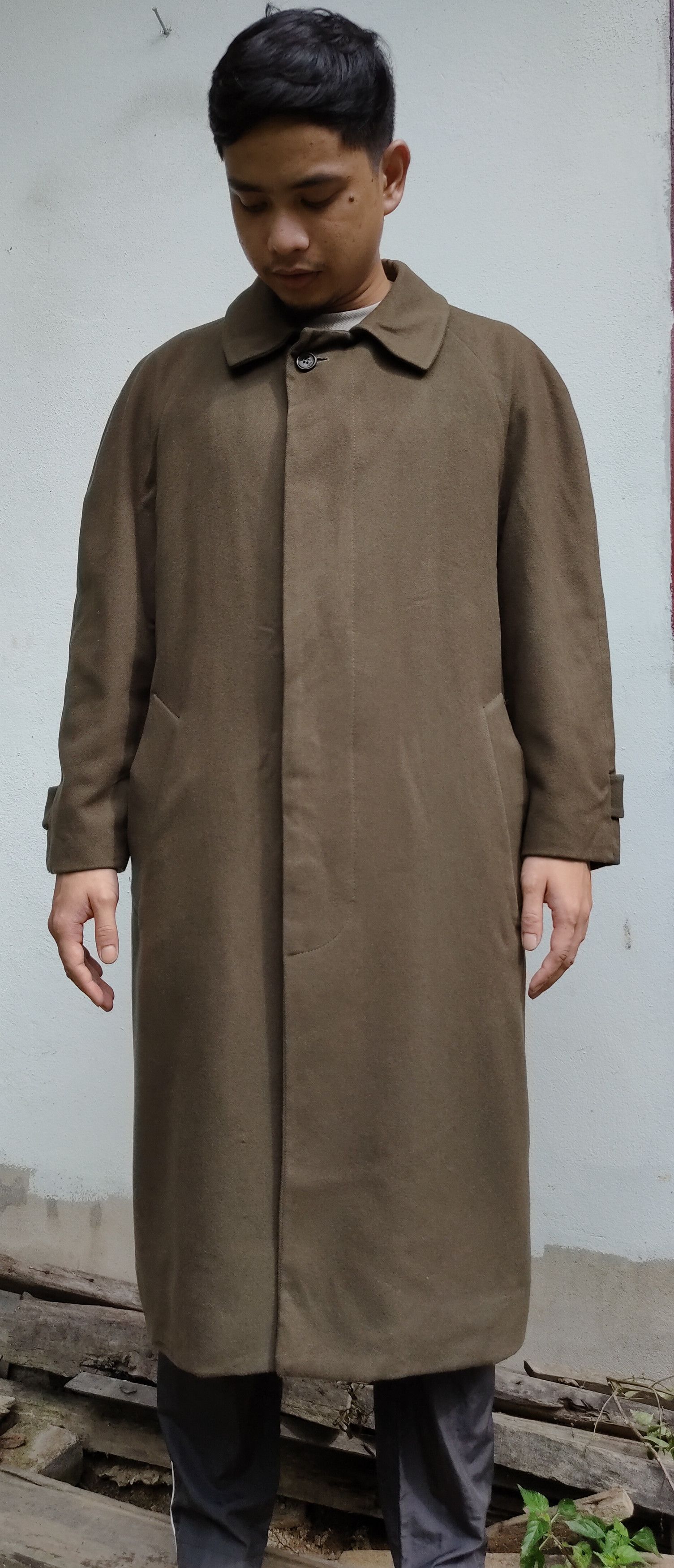 Fendi Vintage Made in Italy Fendi Wool Long Coat Overcoat Size US M / EU 48-50 / 2 - 18 Thumbnail