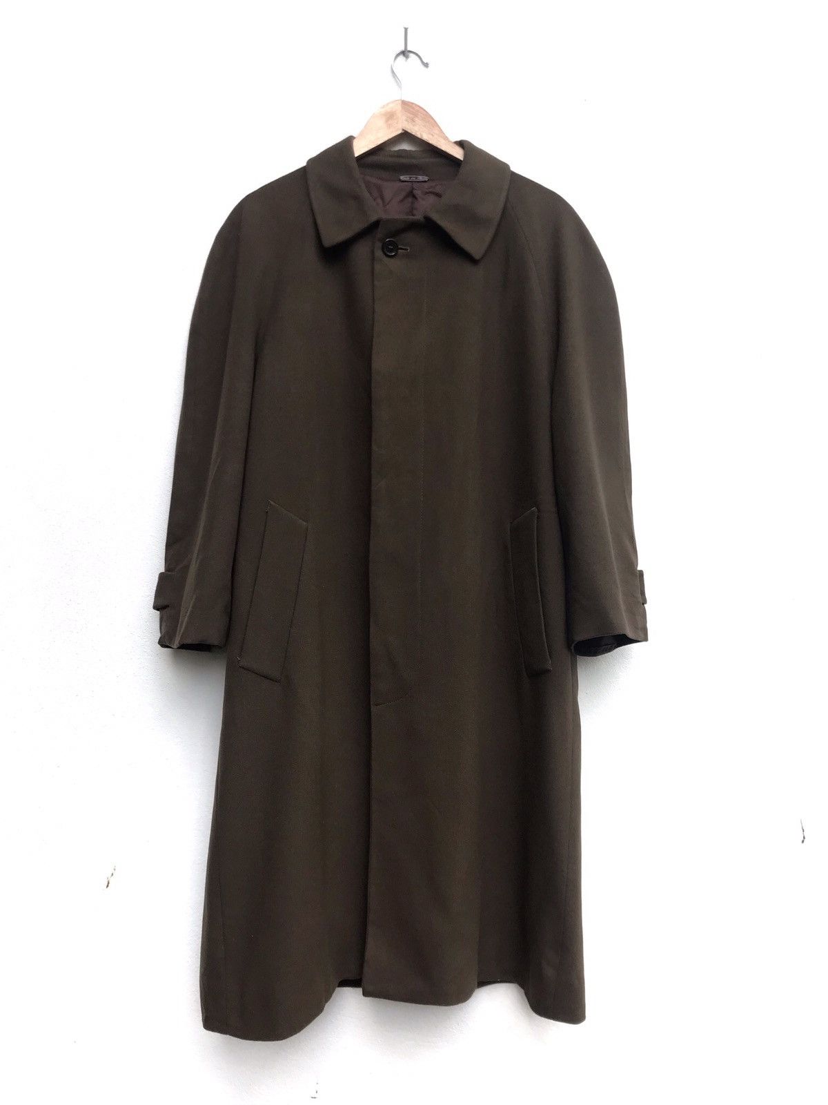 Fendi Vintage Made in Italy Fendi Wool Long Coat Overcoat Size US M / EU 48-50 / 2 - 3 Thumbnail