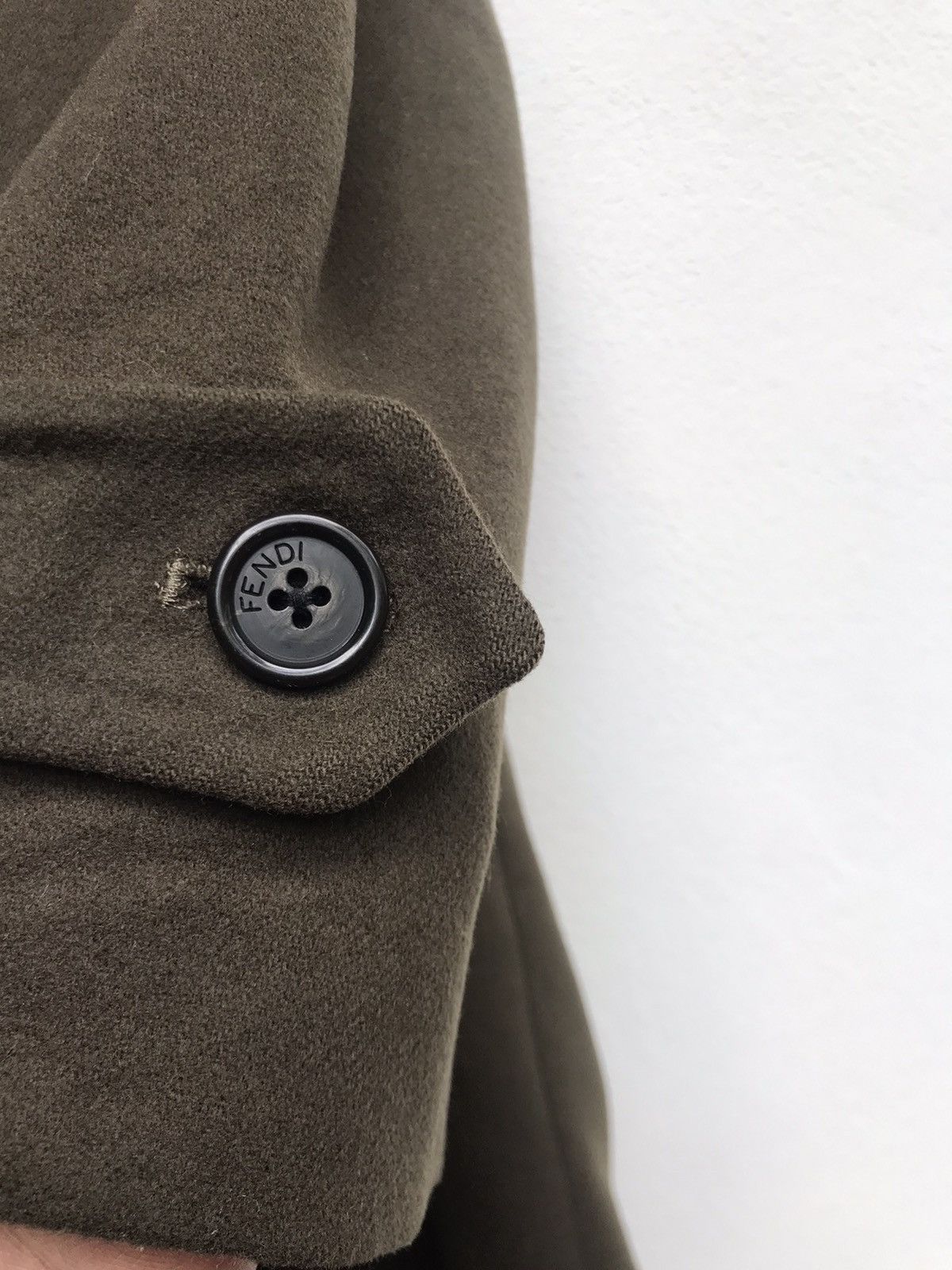 Fendi Vintage Made in Italy Fendi Wool Long Coat Overcoat Size US M / EU 48-50 / 2 - 5 Thumbnail