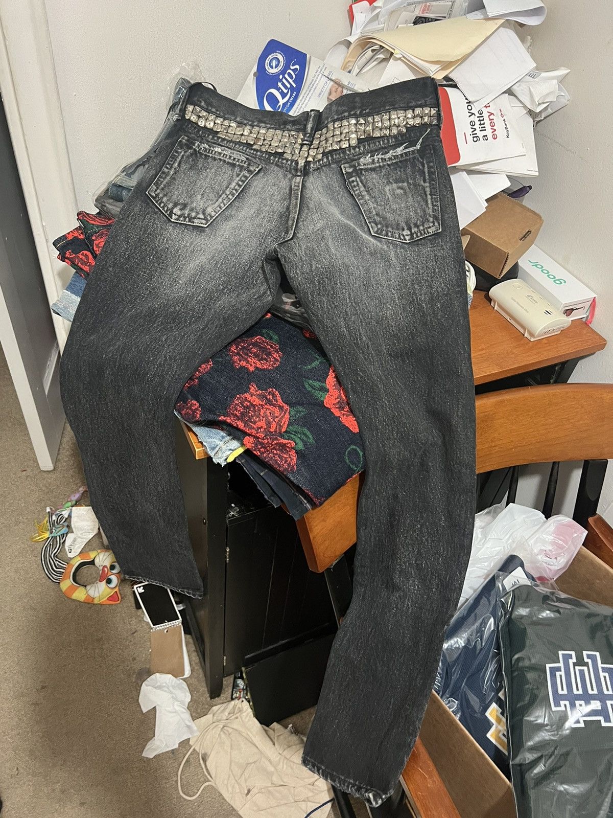 Kapital Kapital Peace tasseled fringe studded denim size 28 Size US 28 / EU 44 - 8 Thumbnail