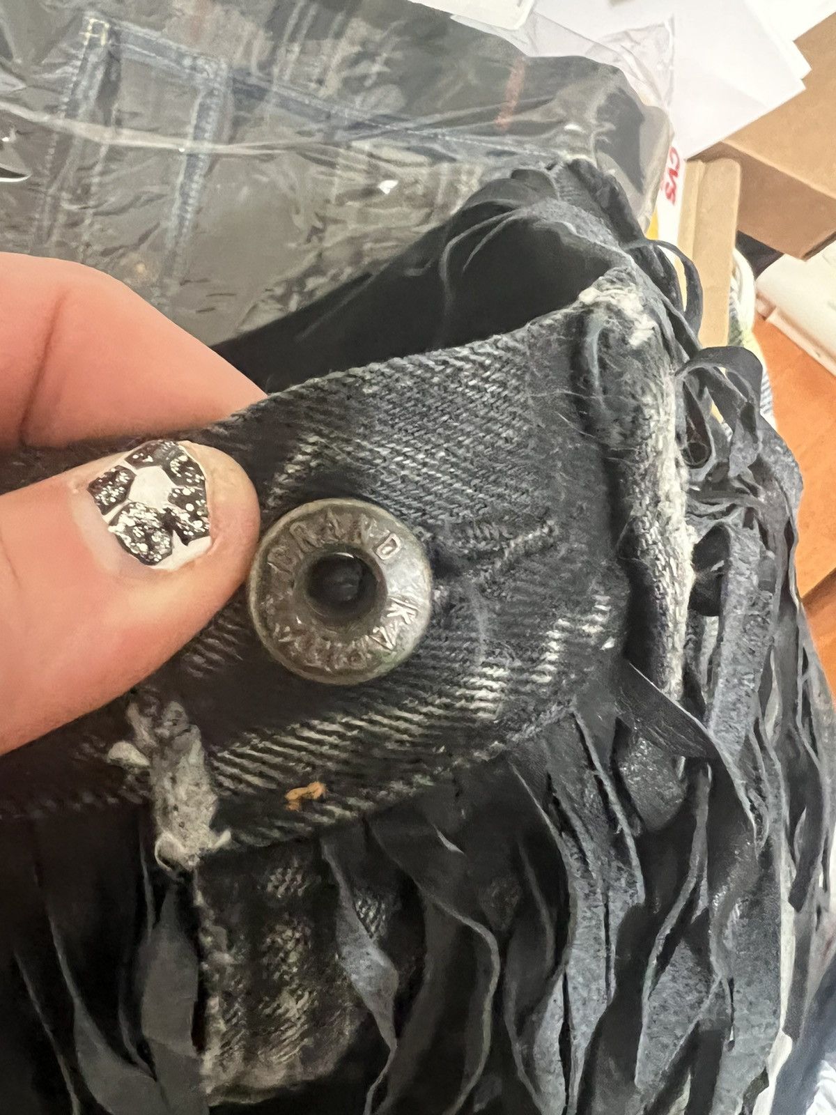 Kapital Kapital Peace tasseled fringe studded denim size 28 Size US 28 / EU 44 - 4 Thumbnail