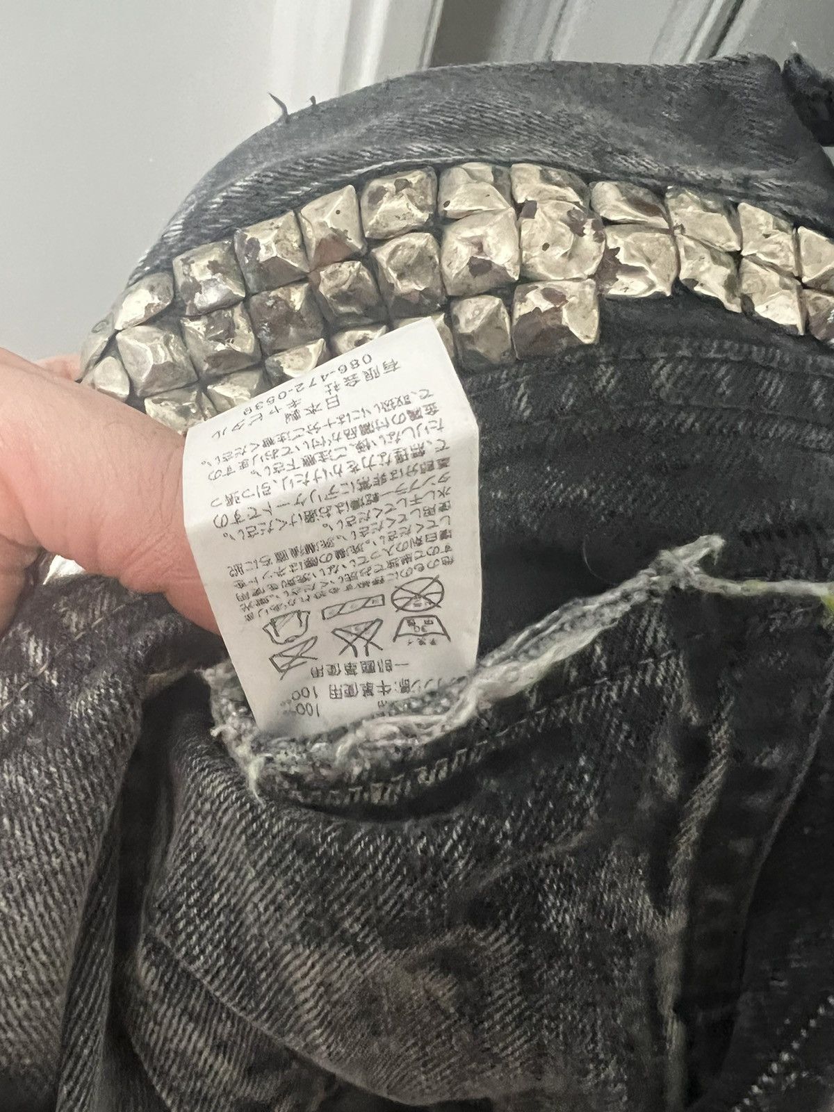 Kapital Kapital Peace tasseled fringe studded denim size 28 Size US 28 / EU 44 - 11 Thumbnail
