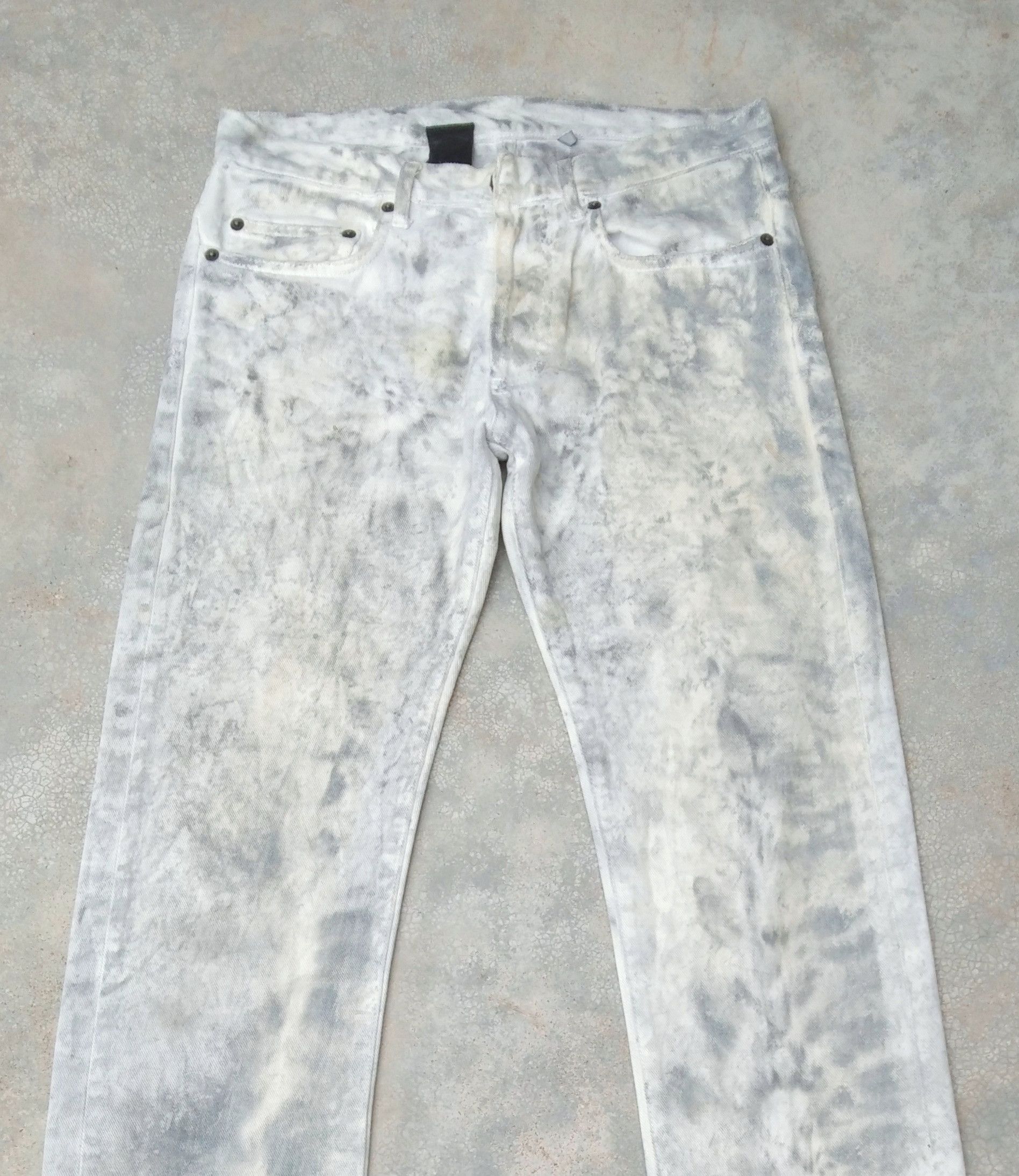 Dior Dior Homme SS06 Hedi Dirty Snow Grey Jeans 28x37 Size US 28 / EU 44 - 6 Thumbnail