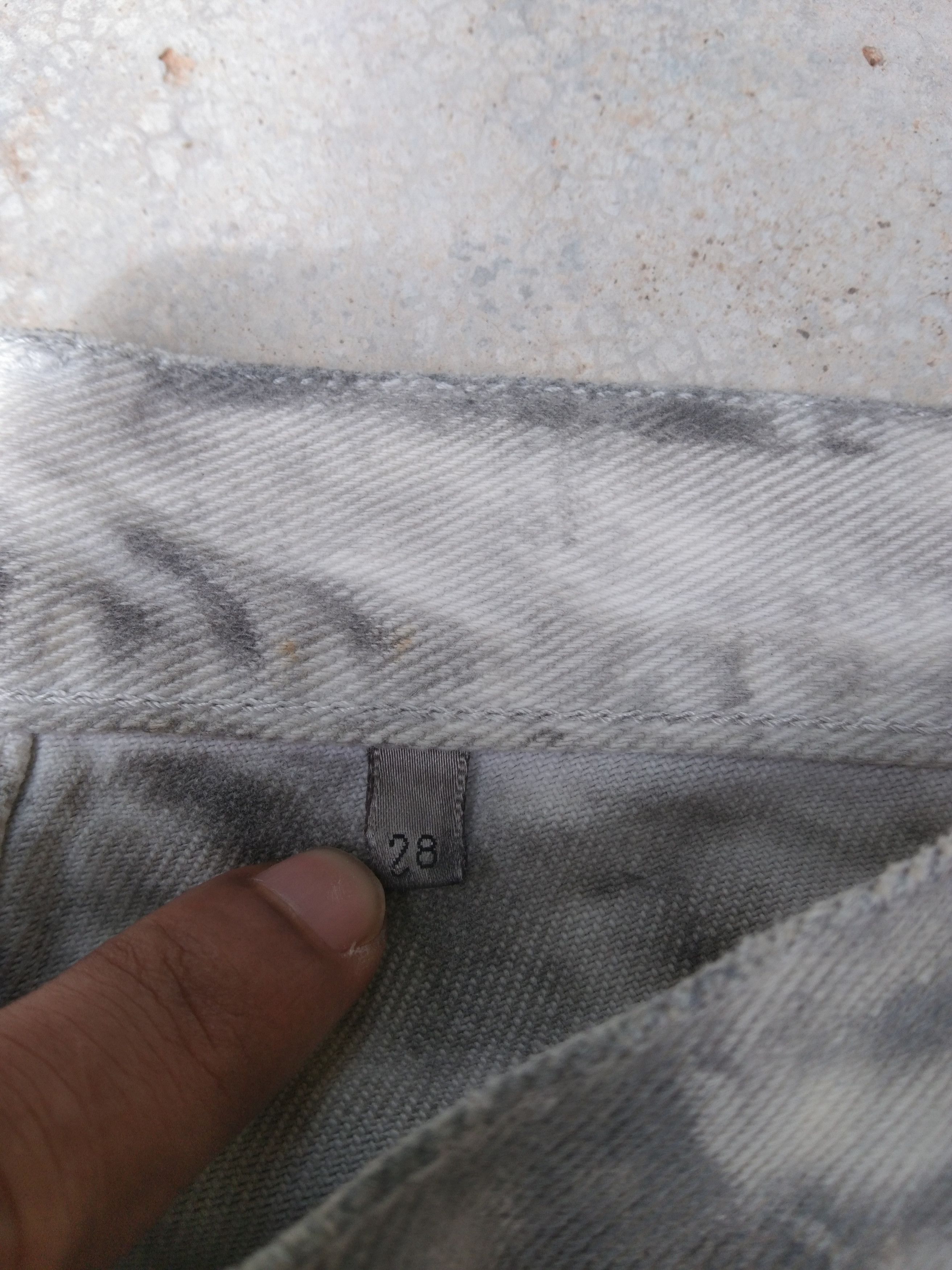 Dior Dior Homme SS06 Hedi Dirty Snow Grey Jeans 28x37 Size US 28 / EU 44 - 8 Thumbnail