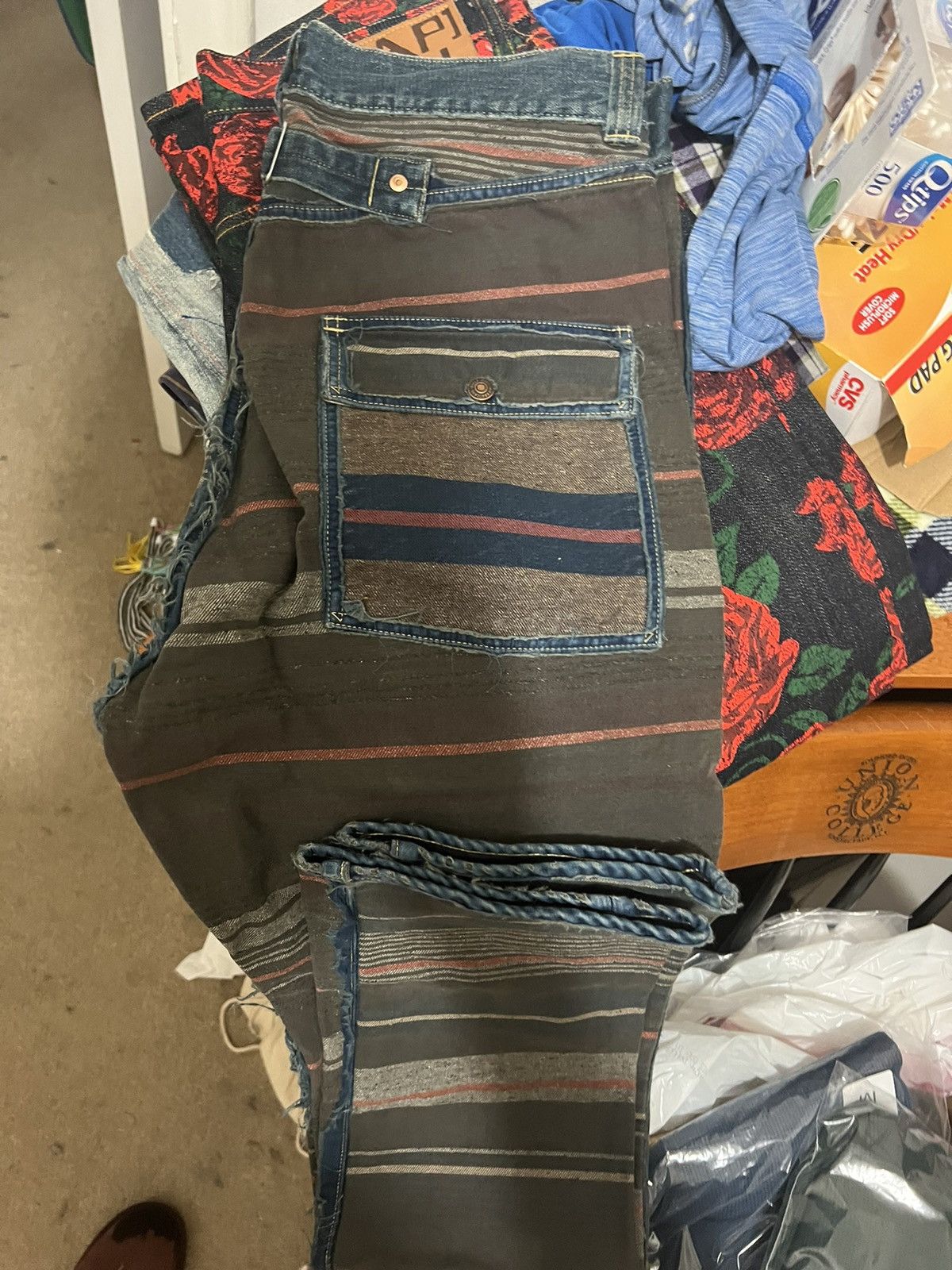 Kapital Kapital patchwork denim size 34 Size US 34 / EU 50 - 3 Thumbnail