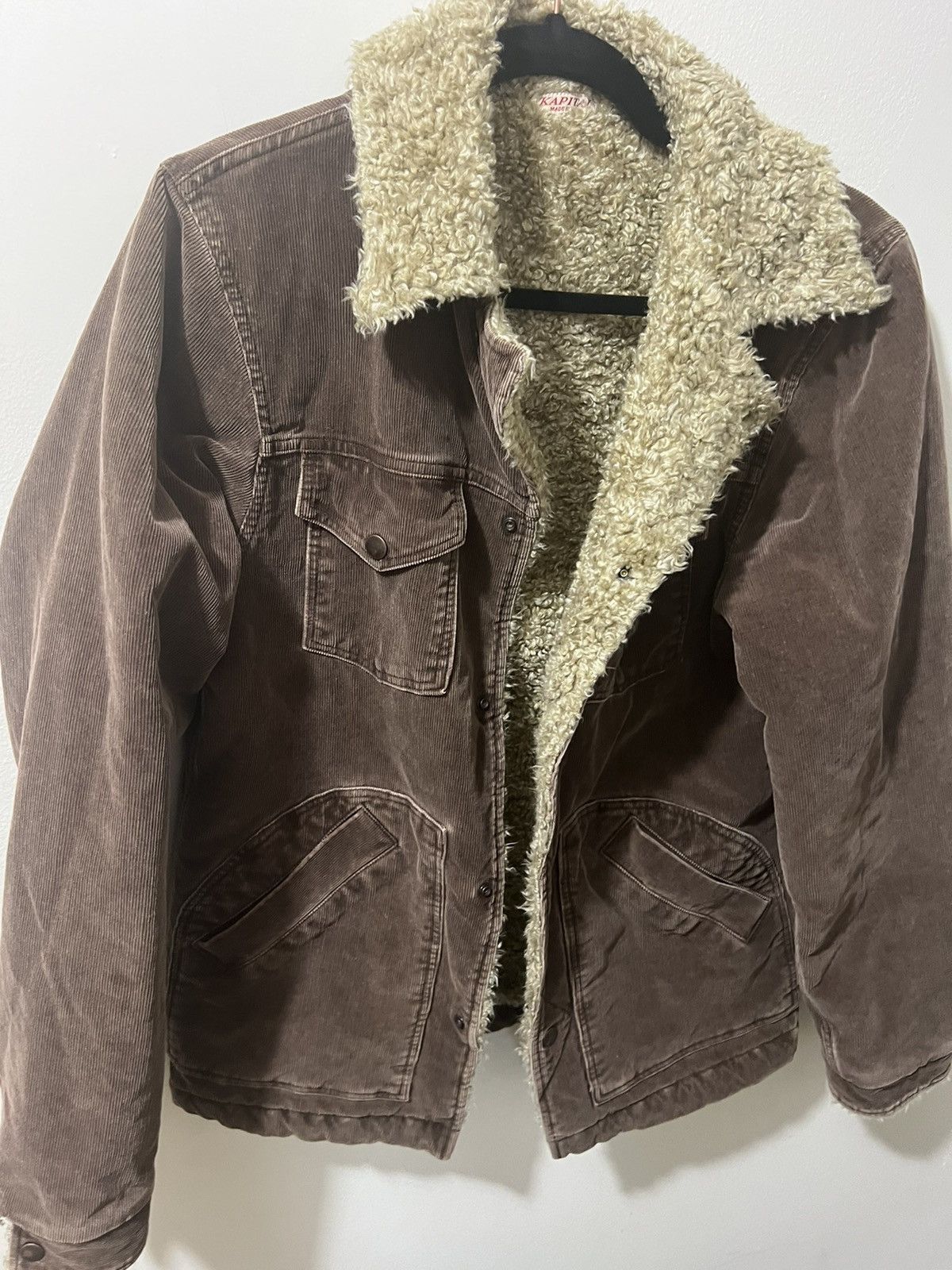 Kapital Kapital brown corduroy sherpa jacket size 3 Size US L / EU 52-54 / 3 - 1 Thumbnail