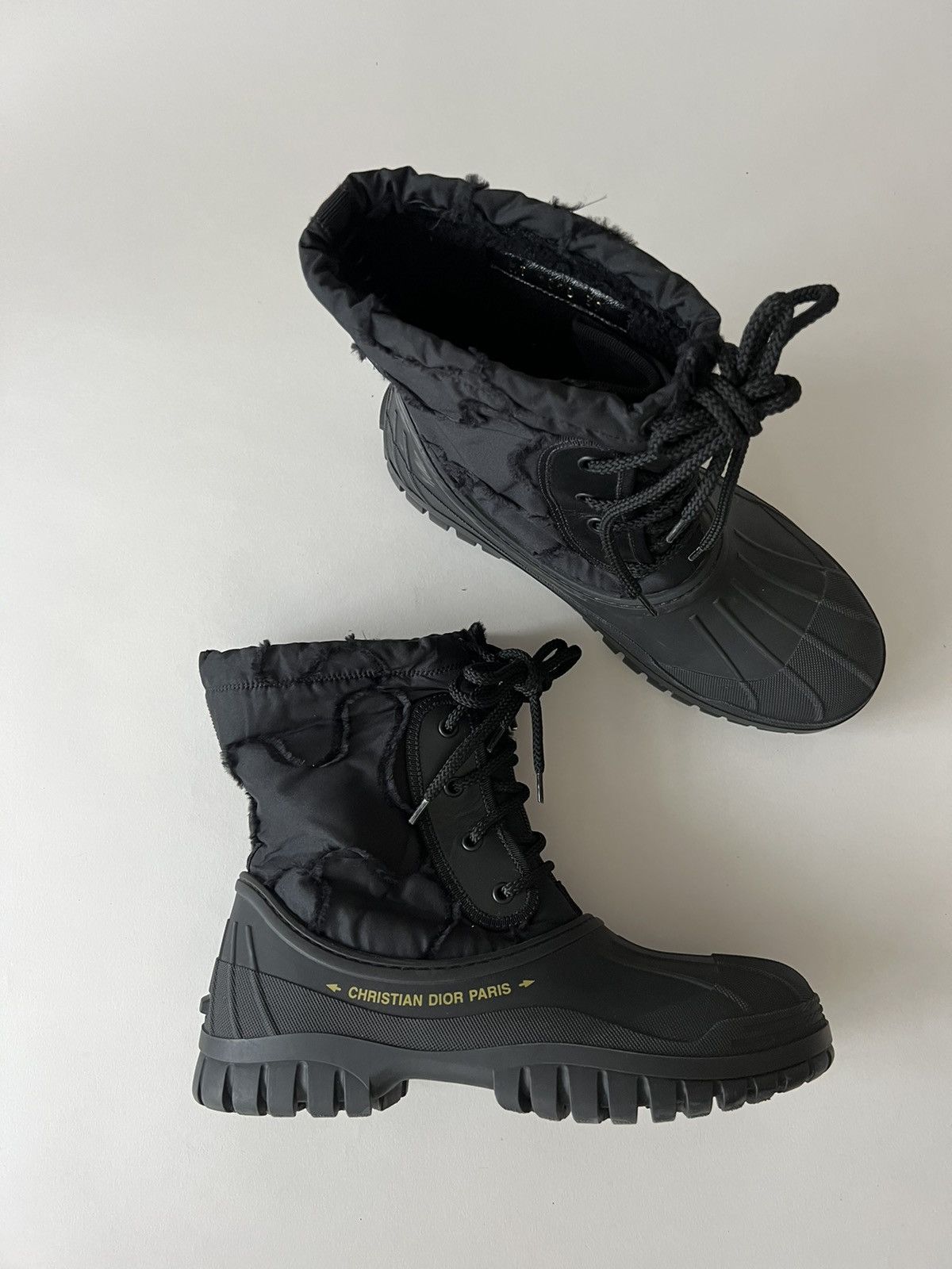 Dior Dior D-Venture Camo Nylon / Rubber Lace Up Boots Size US 9 / IT 39 - 3 Thumbnail