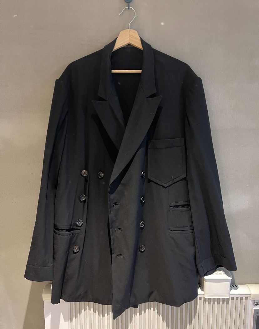 Yohji Yamamoto Vintage Yohji Yamamoto Pour Homme Suit Jacket Size US L / EU 52-54 / 3 - 1 Thumbnail