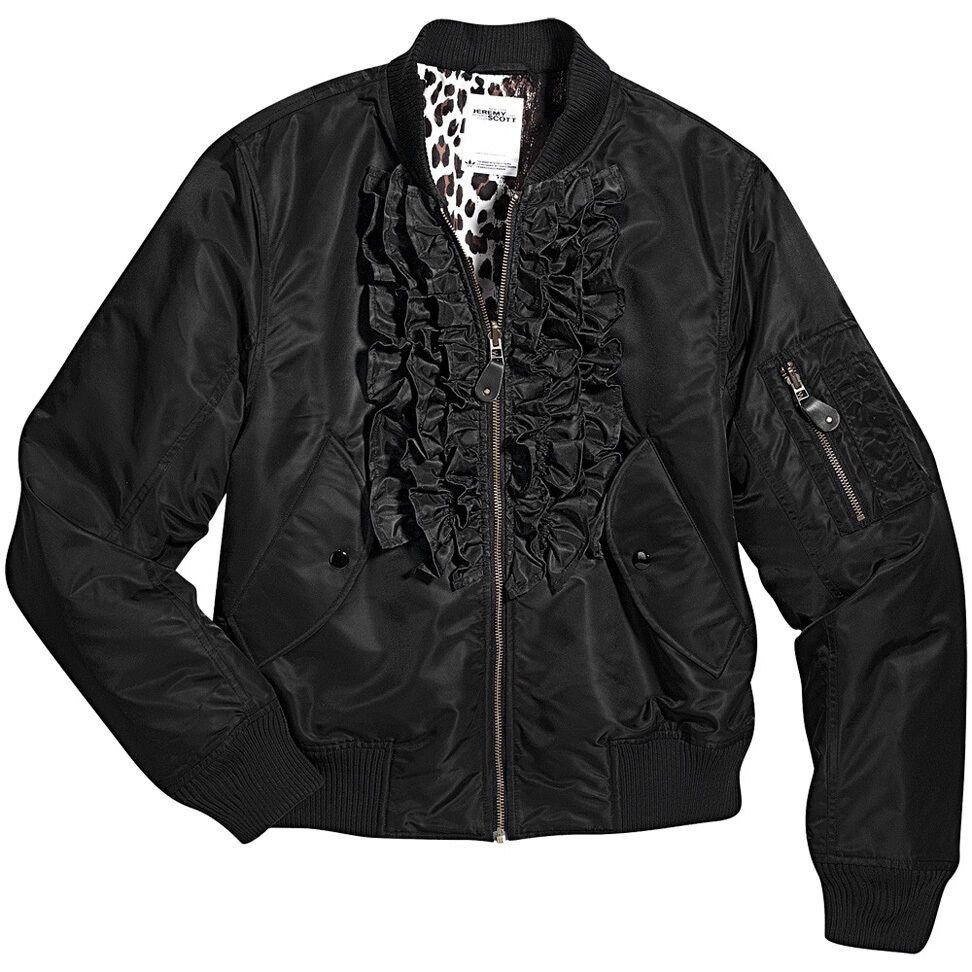 Adidas × Jeremy Scott Adidas Jeremy Scott Ruffle Leopard Reversible Slim Jacket Size US S / EU 44-46 / 1 - 1 Thumbnail