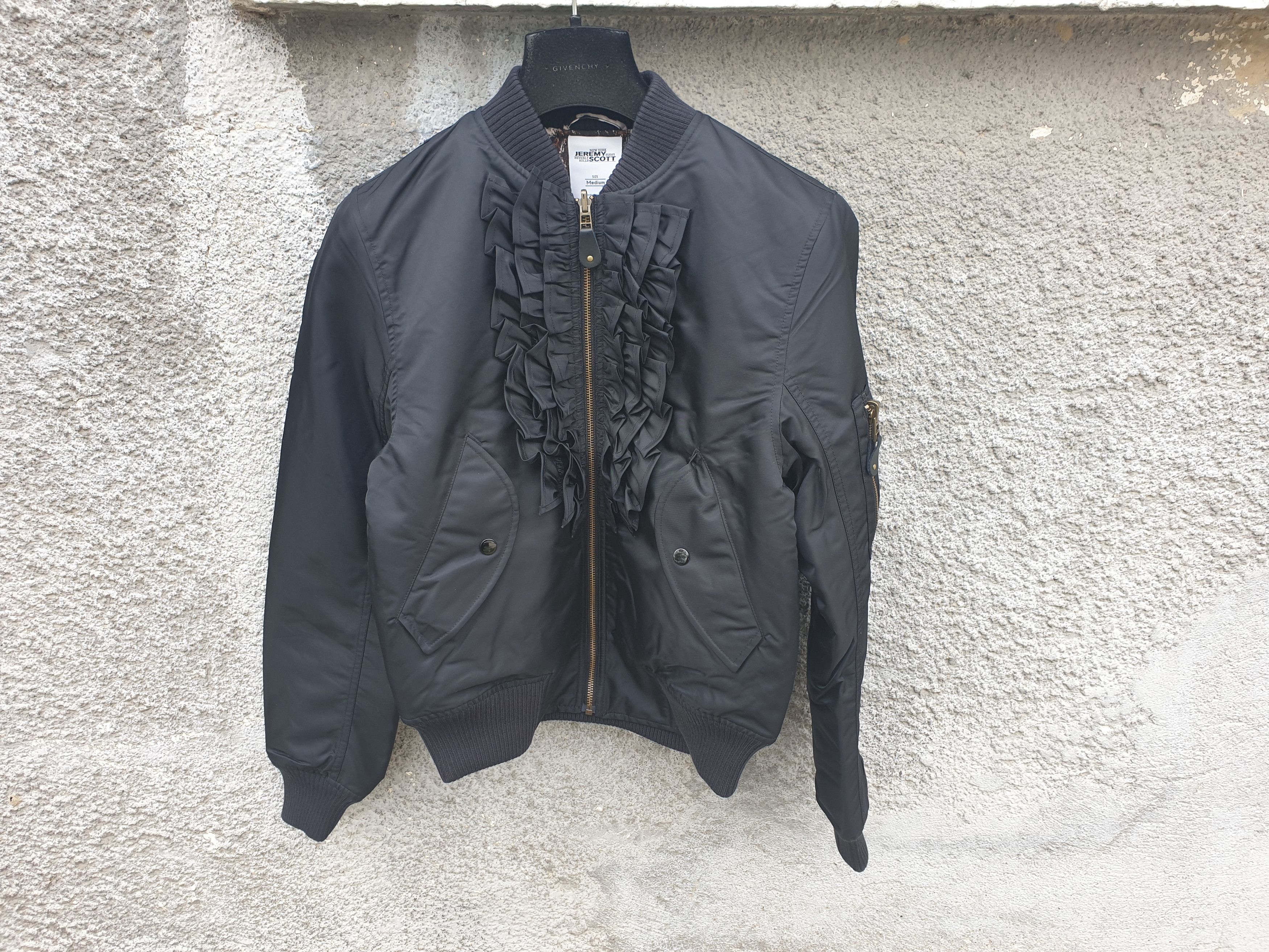 Adidas × Jeremy Scott Adidas Jeremy Scott Ruffle Leopard Reversible Slim Jacket Size US S / EU 44-46 / 1 - 2 Thumbnail