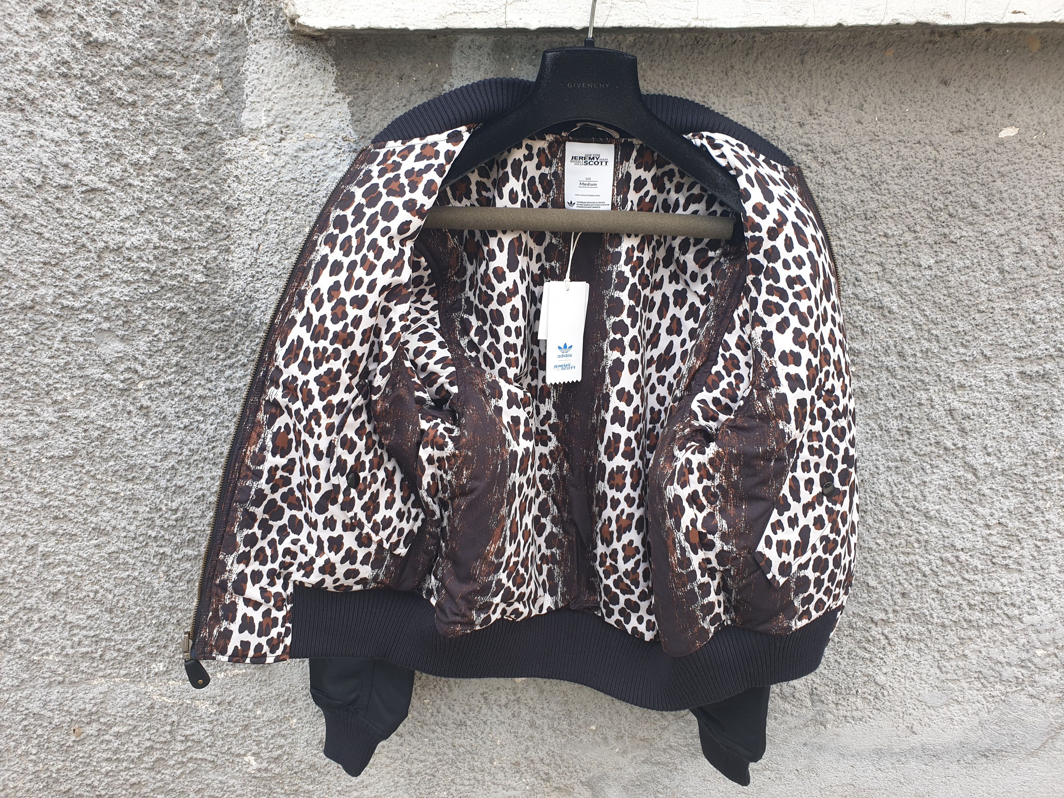 Adidas × Jeremy Scott Adidas Jeremy Scott Ruffle Leopard Reversible Slim Jacket Size US S / EU 44-46 / 1 - 14 Thumbnail