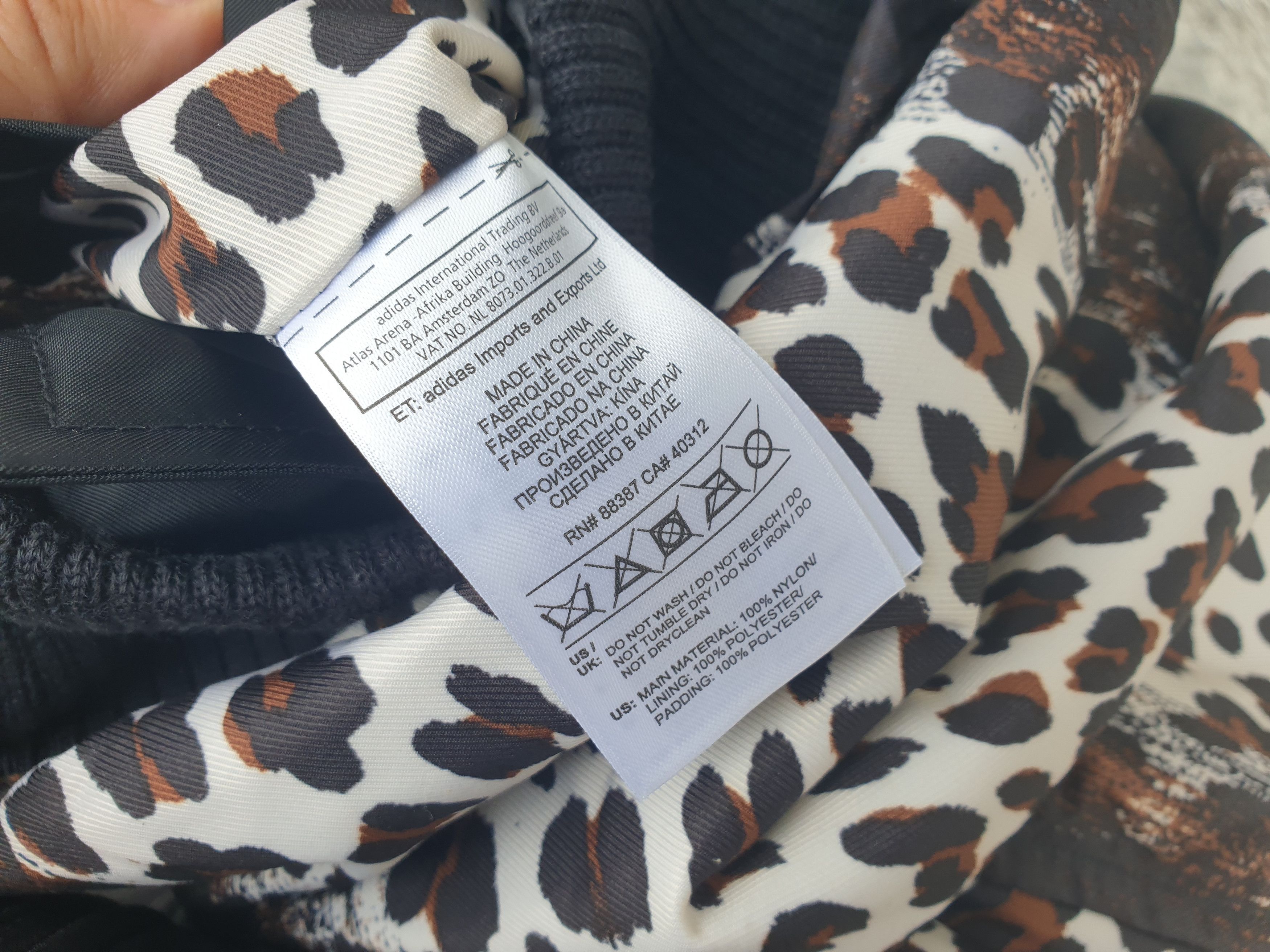Adidas × Jeremy Scott Adidas Jeremy Scott Ruffle Leopard Reversible Slim Jacket Size US S / EU 44-46 / 1 - 18 Thumbnail