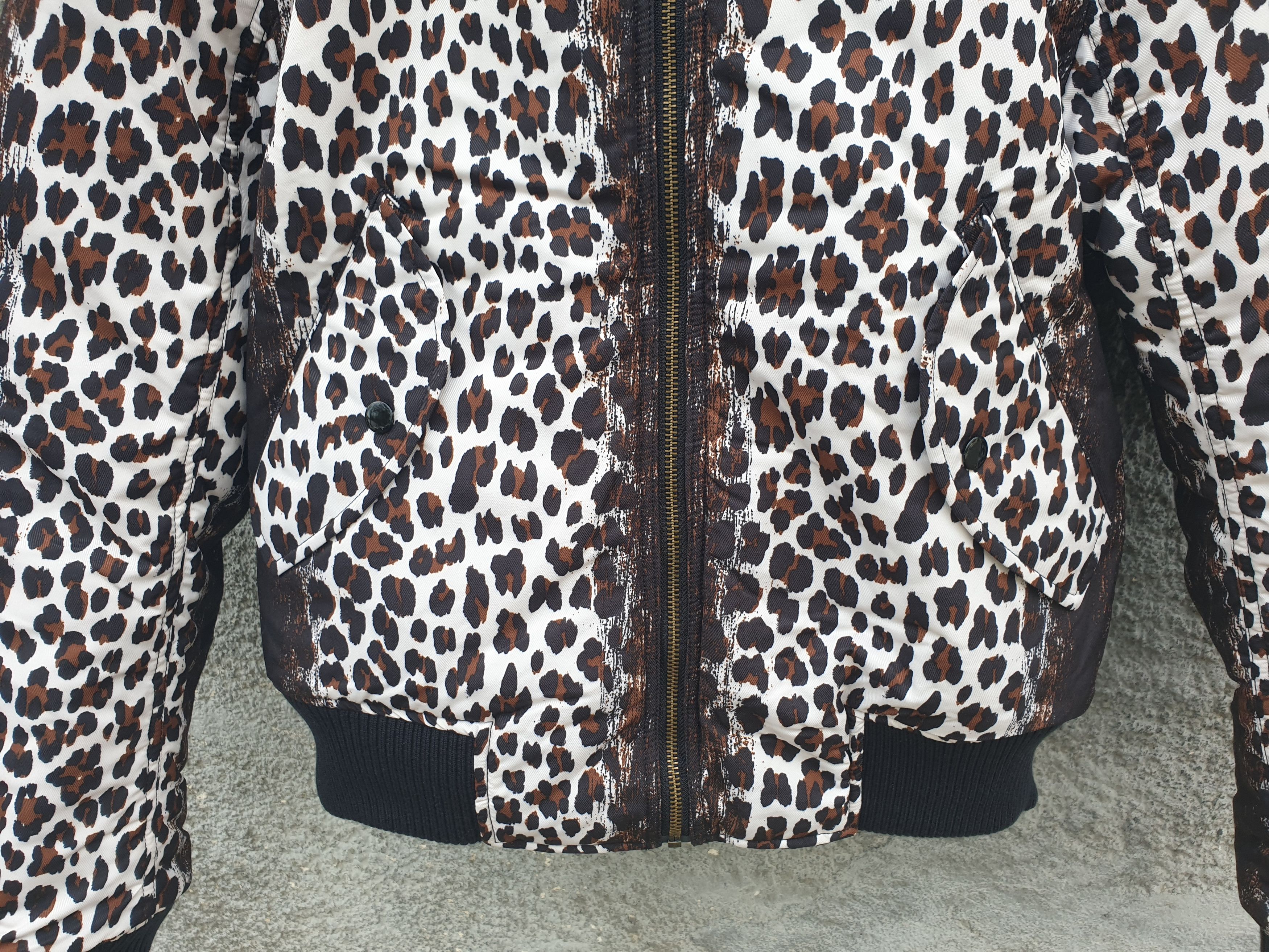Adidas × Jeremy Scott Adidas Jeremy Scott Ruffle Leopard Reversible Slim Jacket Size US S / EU 44-46 / 1 - 15 Thumbnail