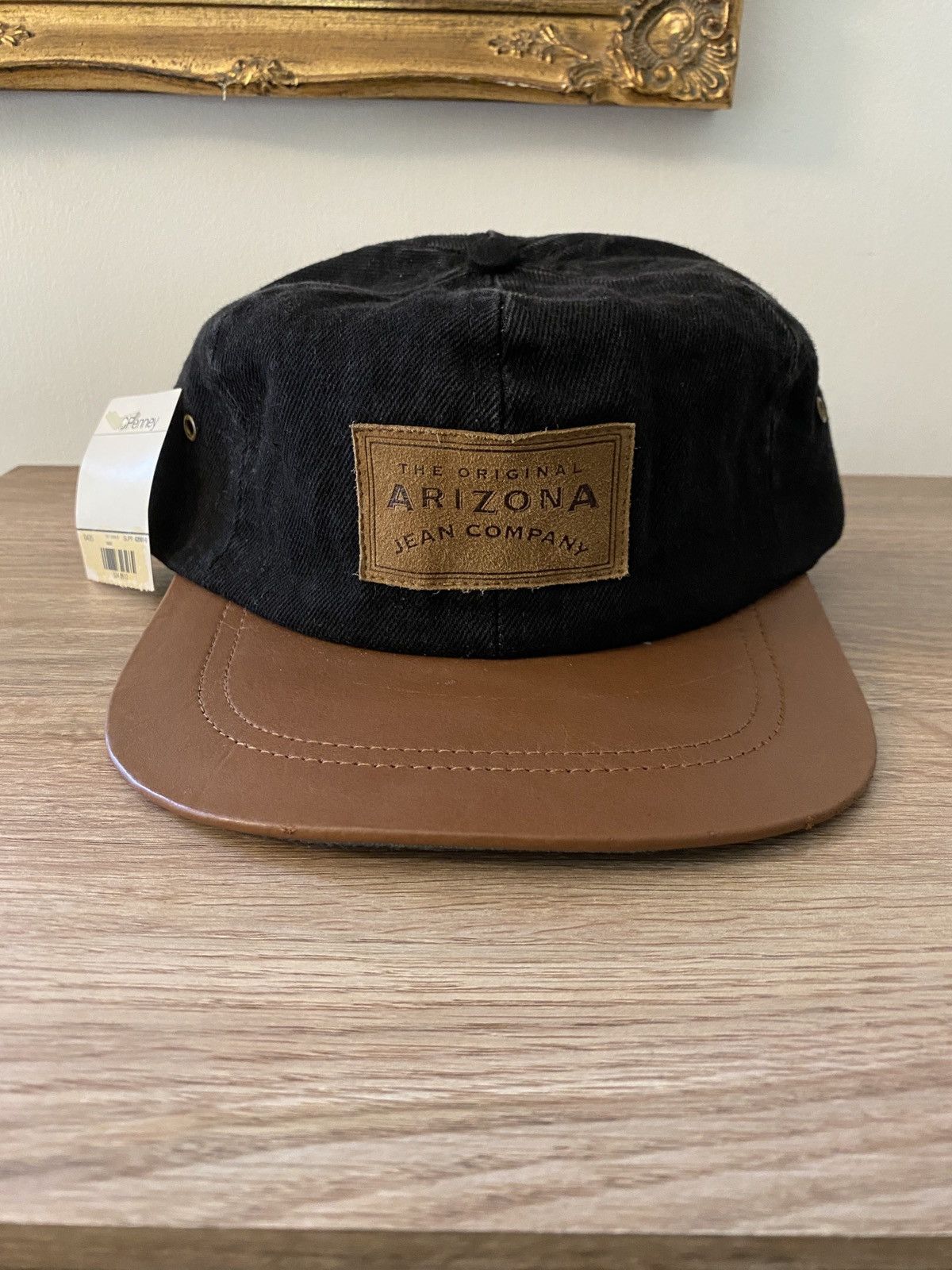 Arizona Jean Co. Vintage NWT 90’s Arizona Jean Company Denim Strap Back Hat Size ONE SIZE - 1 Thumbnail
