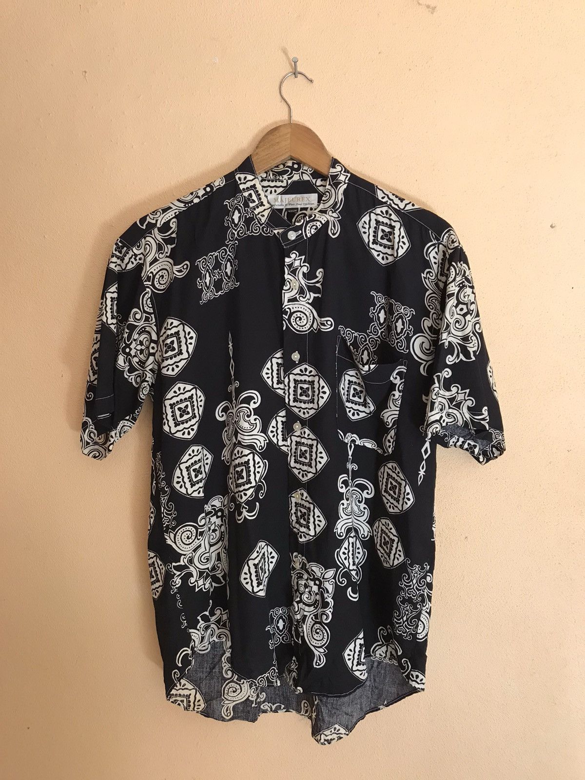 Majeurex flora silk bandana style kapital oversized