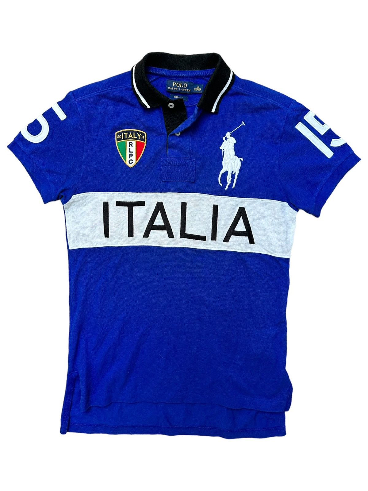 Vintage Polo Ralph Lauren Italy Track & Field Championship Polo Shirt Size XL main image 1