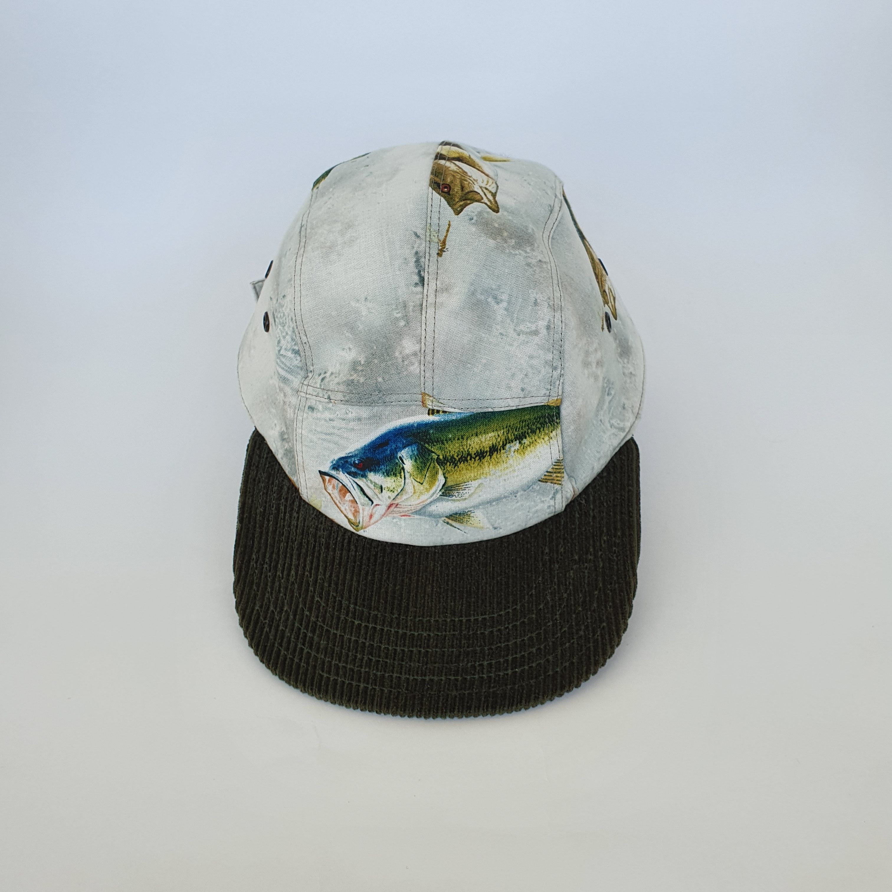 Other Moupia Fishing Design Corduroy Vintage 6 panel Cap Size ONE SIZE - 6 Thumbnail