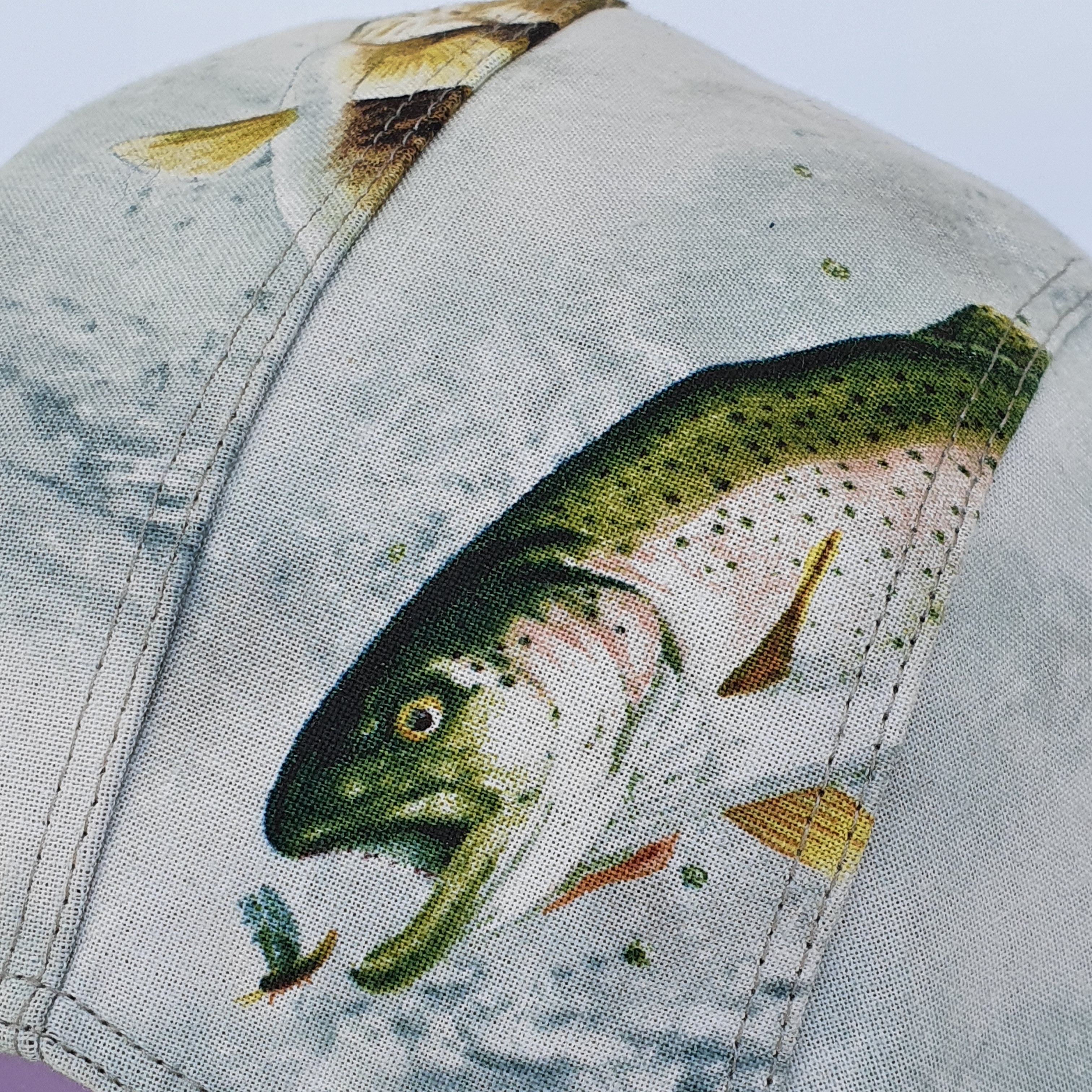 Other Moupia Fishing Design Corduroy Vintage 6 panel Cap Size ONE SIZE - 5 Thumbnail