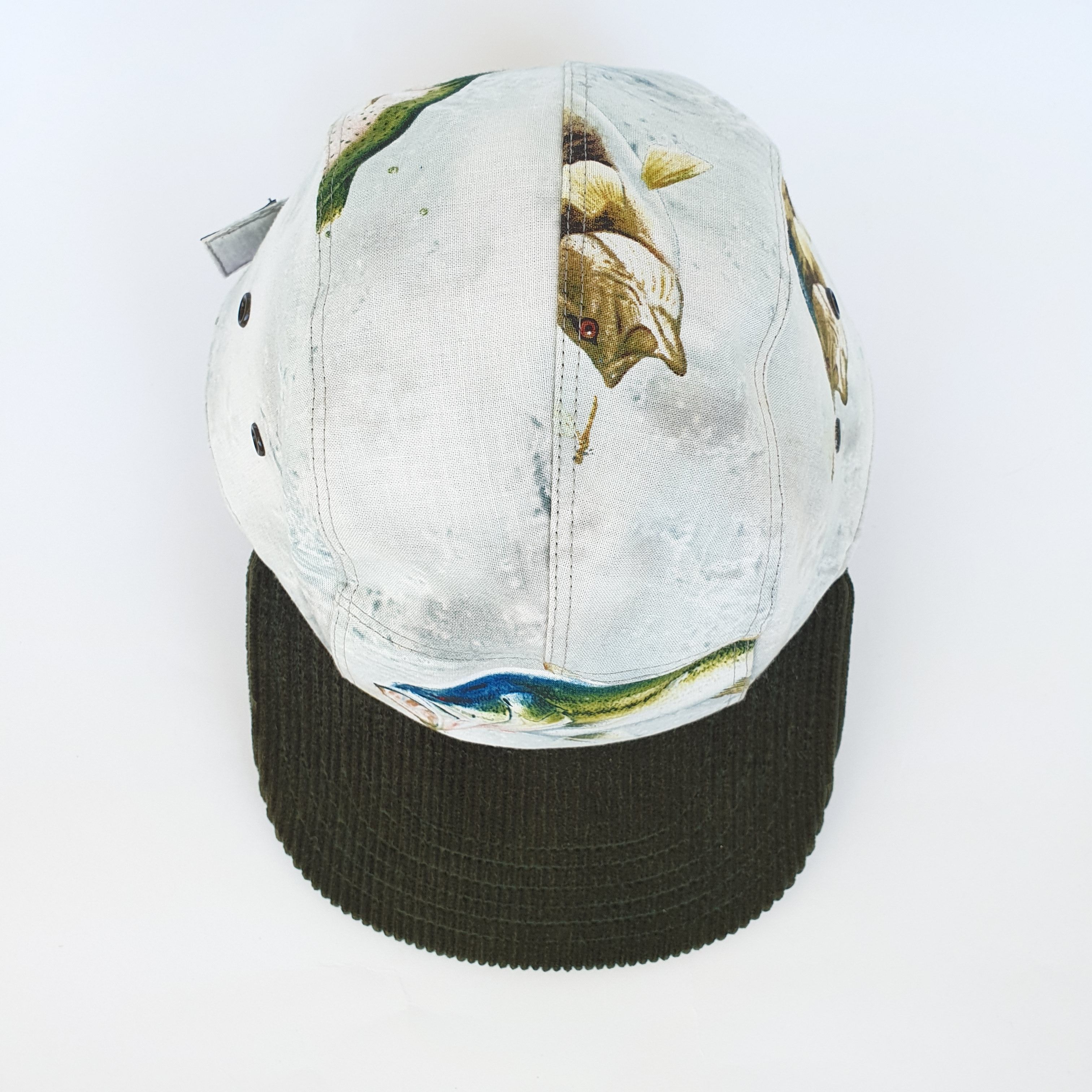 Other Moupia Fishing Design Corduroy Vintage 6 panel Cap Size ONE SIZE - 8 Thumbnail