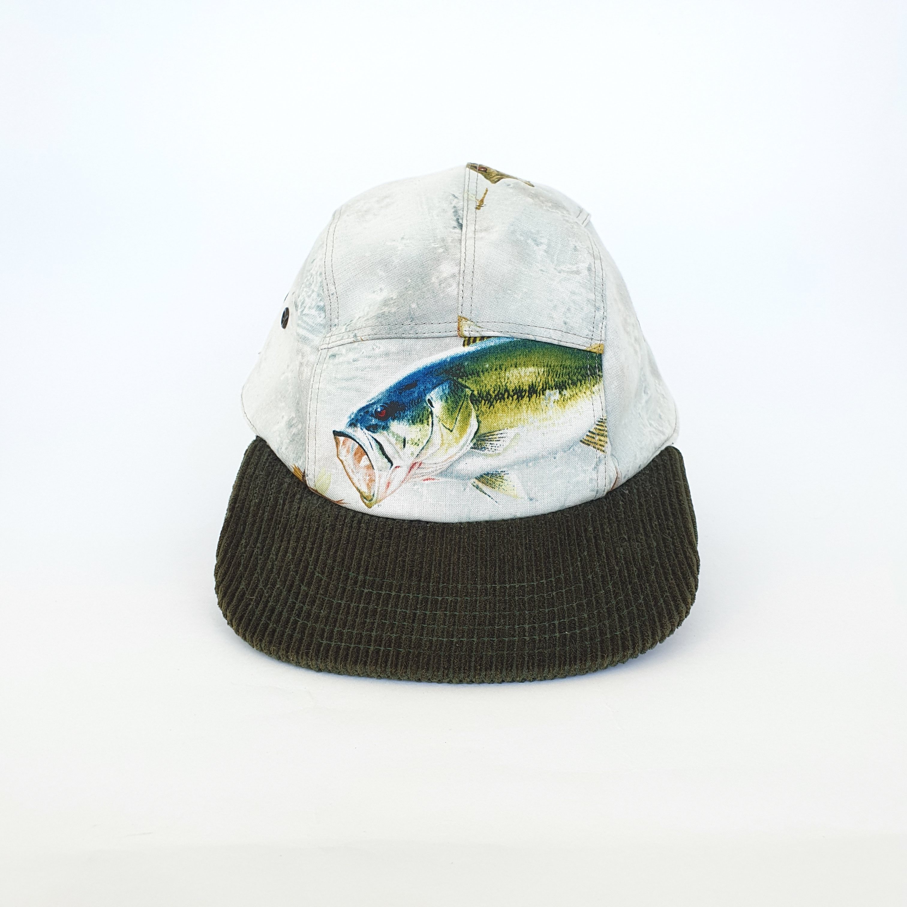 Other Moupia Fishing Design Corduroy Vintage 6 panel Cap Size ONE SIZE - 2 Thumbnail
