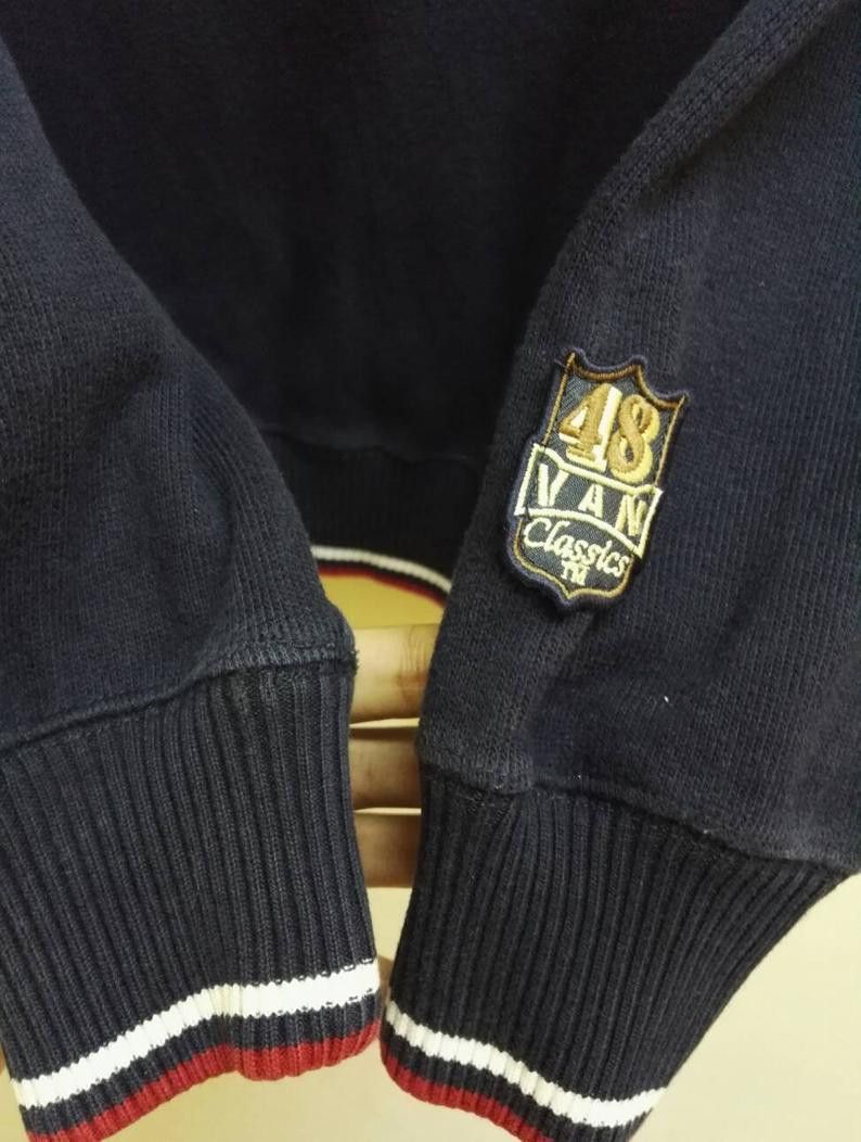 Japanese Brand VAN JAC embroidered Big Logo spell out Crewneck (ss290) Size US M / EU 48-50 / 2 - 5 Thumbnail