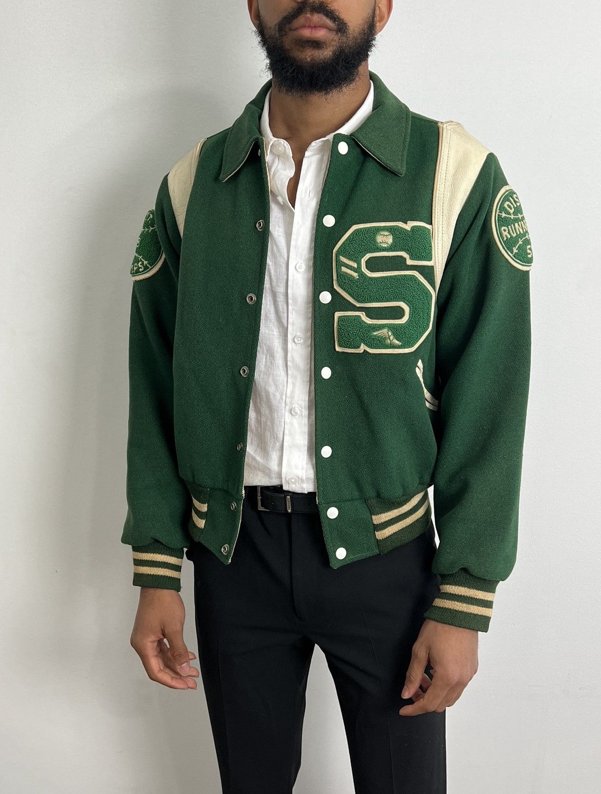 Vintage Grunge 1968 Varsity Jacket