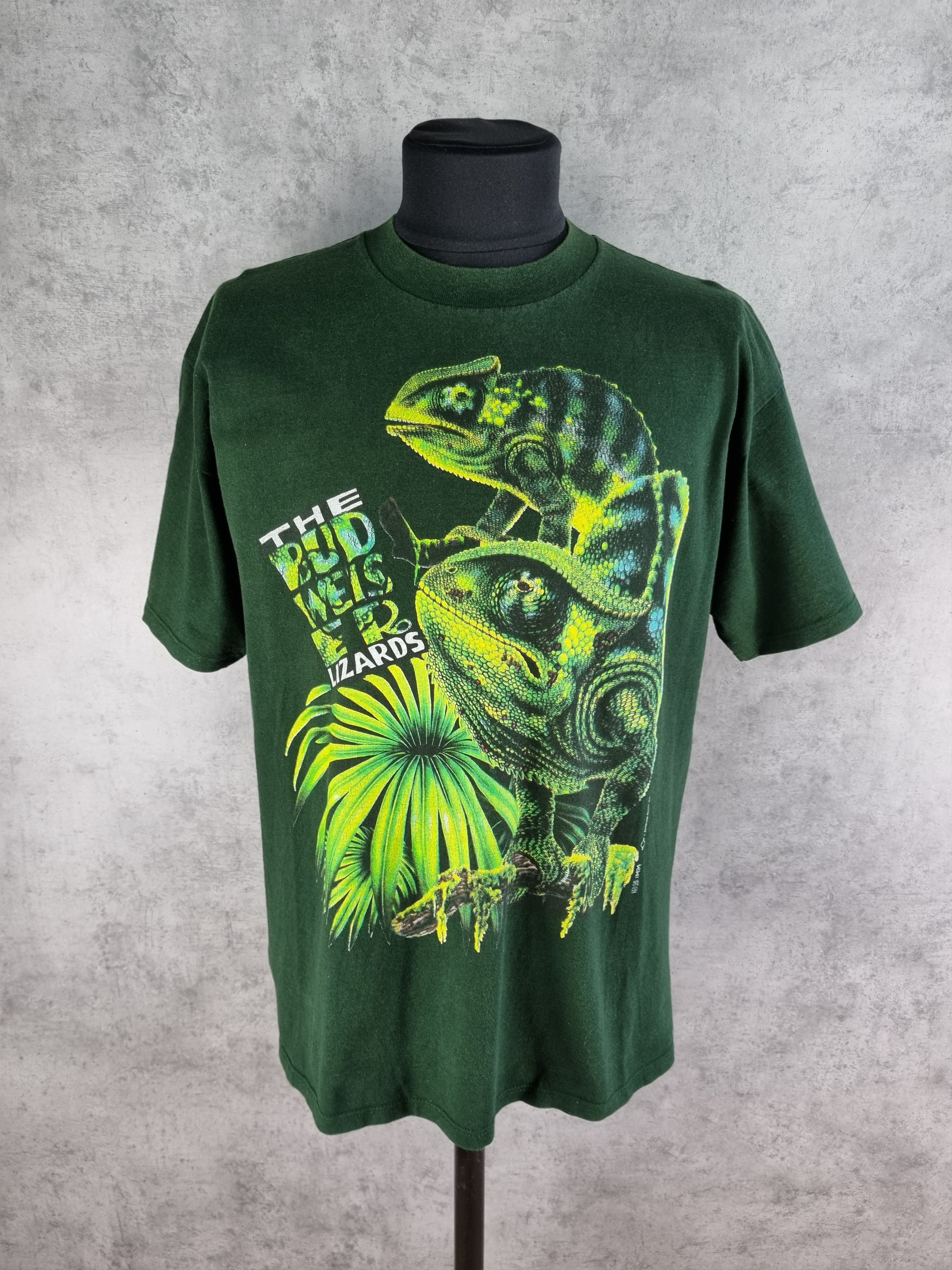 Budweiser × Vintage Rare 90s Promo The Budweiser Lizards Tee Shirt Vintage Size US L / EU 52-54 / 3 - 10 Thumbnail