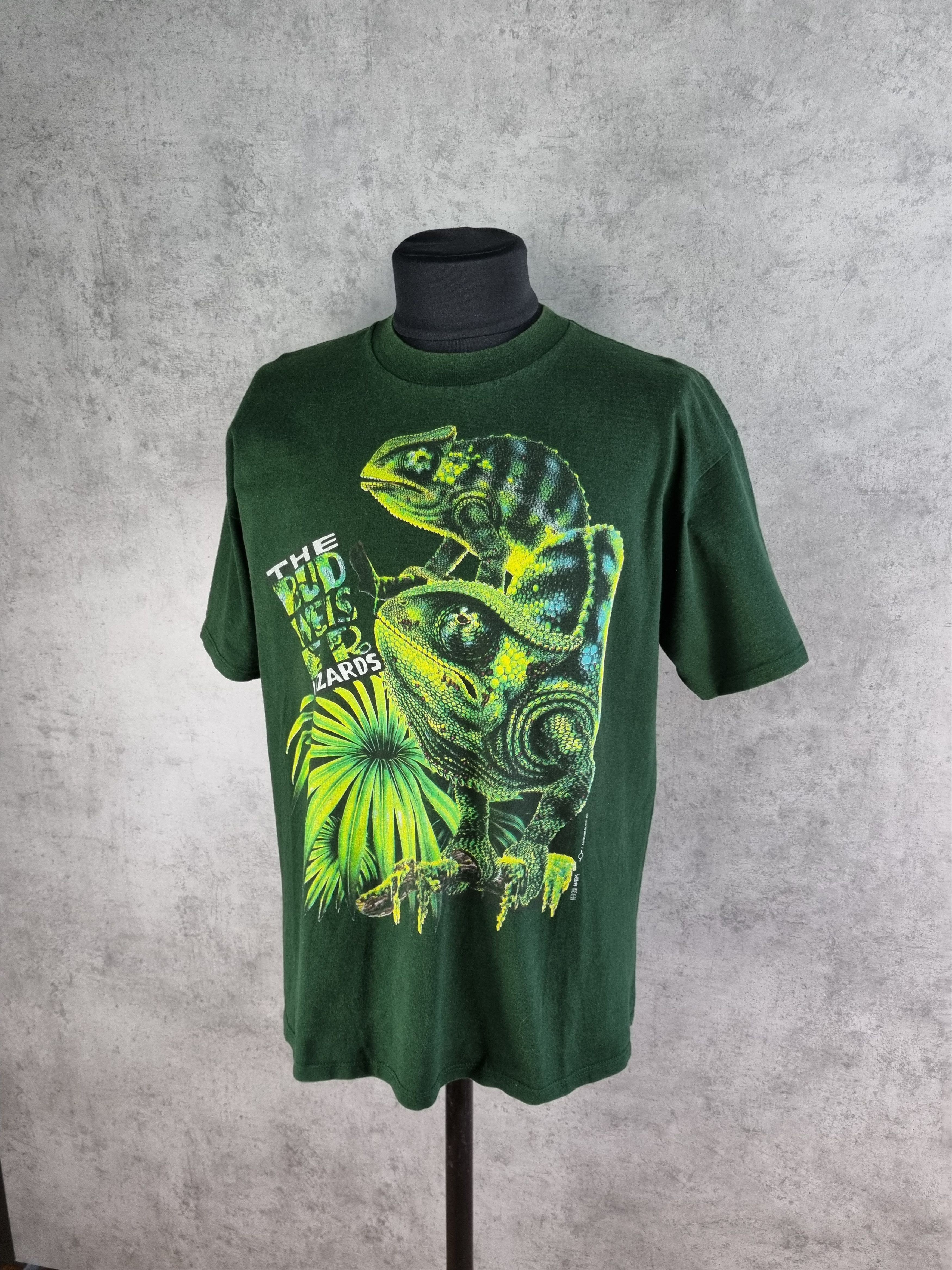 Budweiser × Vintage Rare 90s Promo The Budweiser Lizards Tee Shirt Vintage Size US L / EU 52-54 / 3 - 9 Thumbnail
