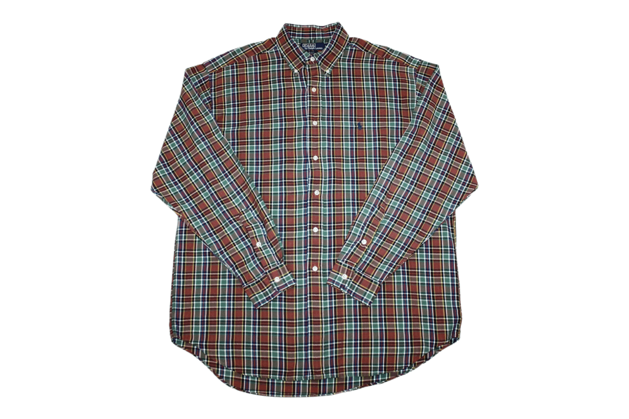 Polo Ralph Lauren 90s Vtg Polo Ralph Lauren Blake Oxford Madras Shirt Size US L / EU 52-54 / 3 - 1 Thumbnail