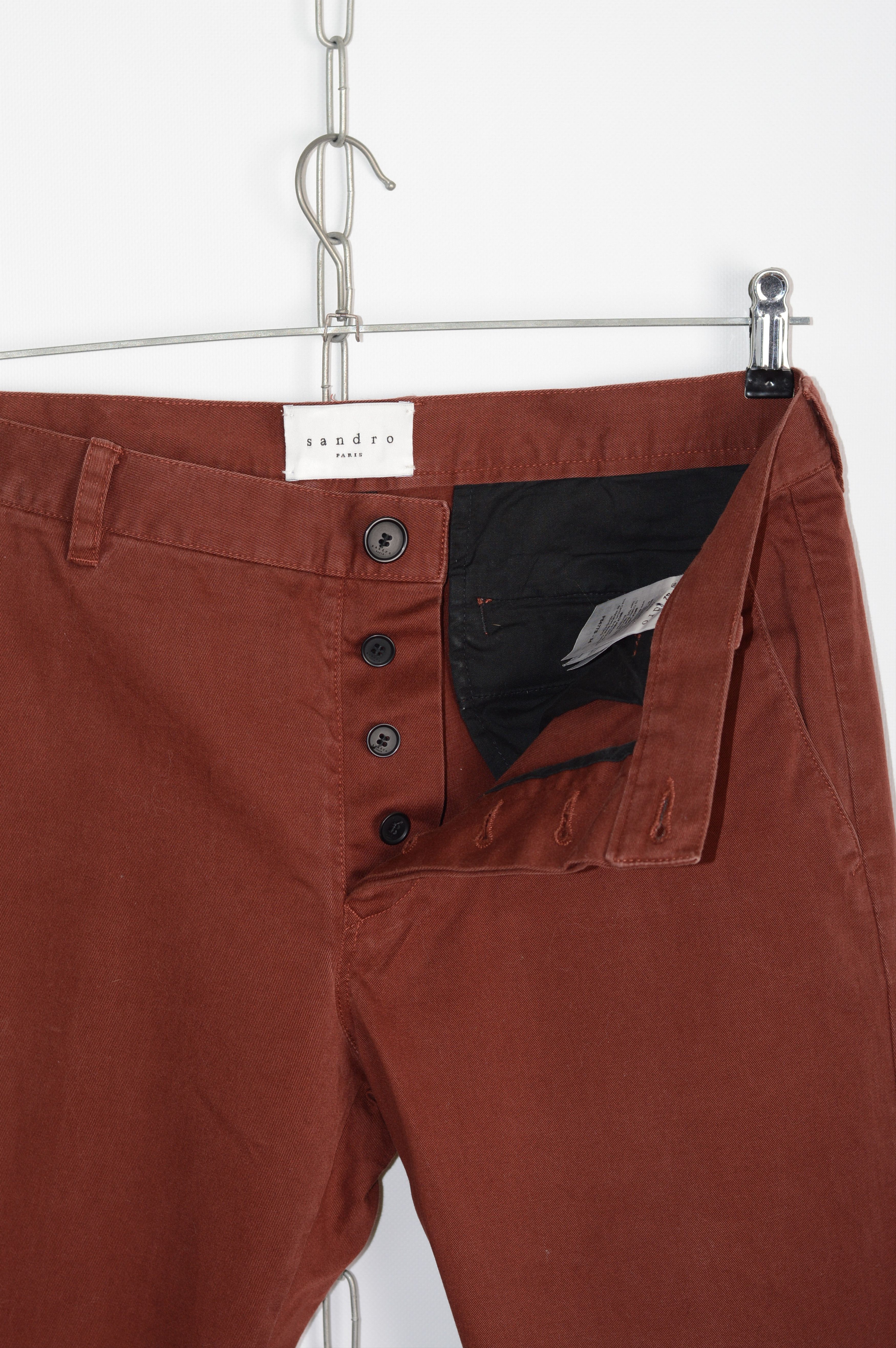 Sandro Sandro Paris Trousers Straight Pants Size US 34 / EU 50 - 6 Thumbnail